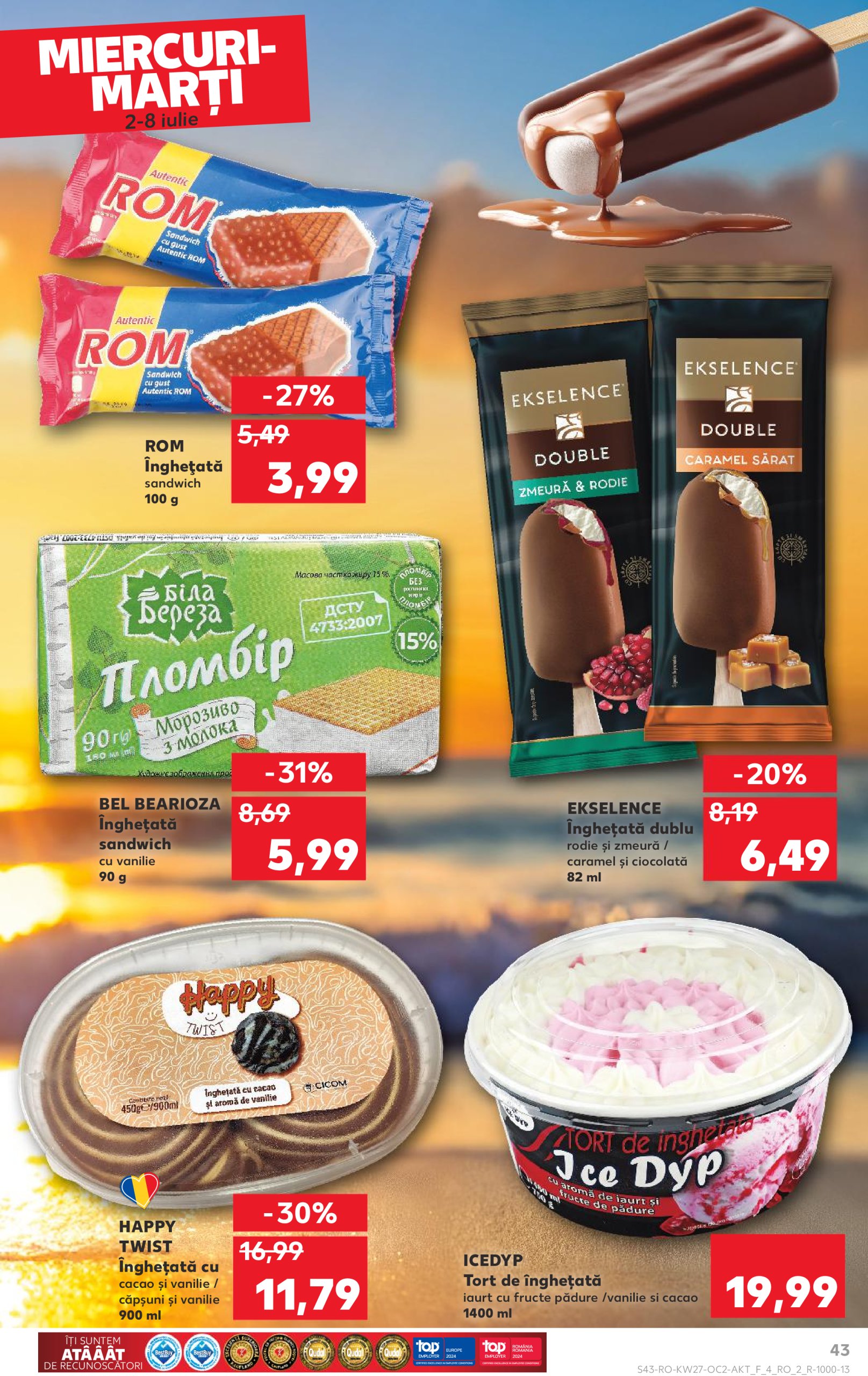 kaufland - Catalog Kaufland valabil din 02.07. până pe 08.07. - page: 43 kaufland - Catalog Kaufland valabil din 02.07. până pe 08.07. - page: 43
