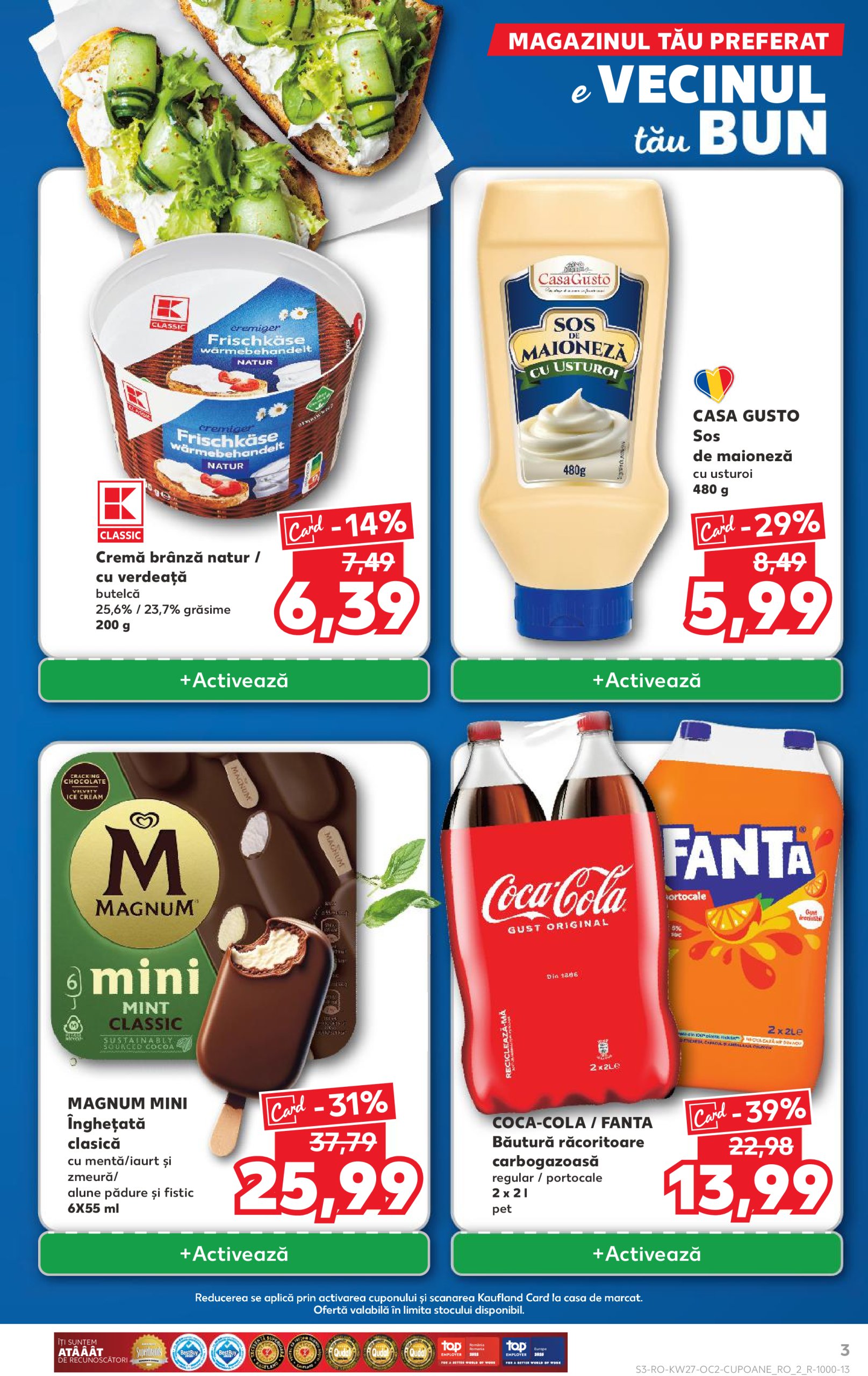kaufland - Catalog Kaufland valabil din 02.07. până pe 08.07. - page: 3 kaufland - Catalog Kaufland valabil din 02.07. până pe 08.07. - page: 3