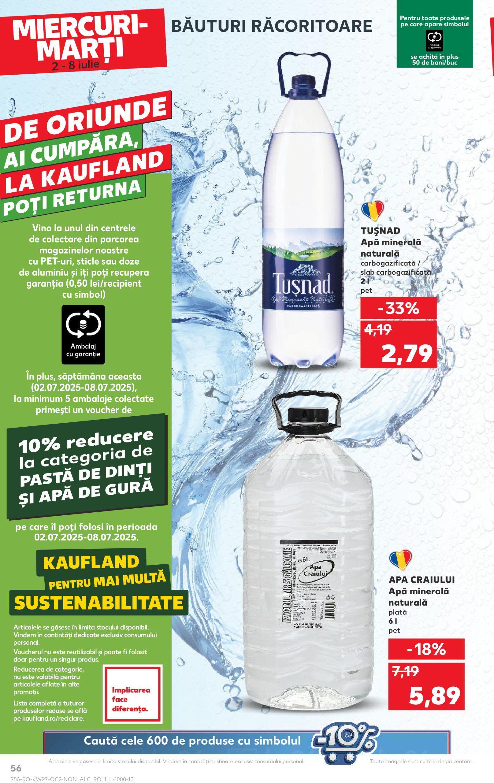 kaufland - Catalog Kaufland valabil din 02.07. până pe 08.07. - page: 56 kaufland - Catalog Kaufland valabil din 02.07. până pe 08.07. - page: 56