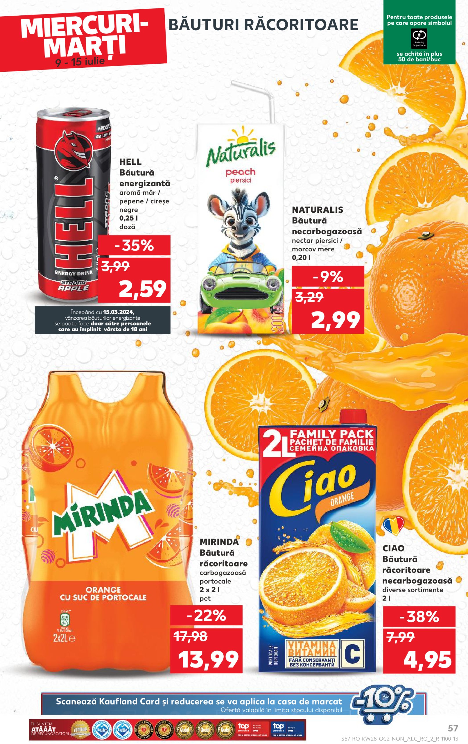 kaufland - Catalog Kaufland valabil din 09.07. până pe 15.07. - page: 57 kaufland - Catalog Kaufland valabil din 09.07. până pe 15.07. - page: 57
