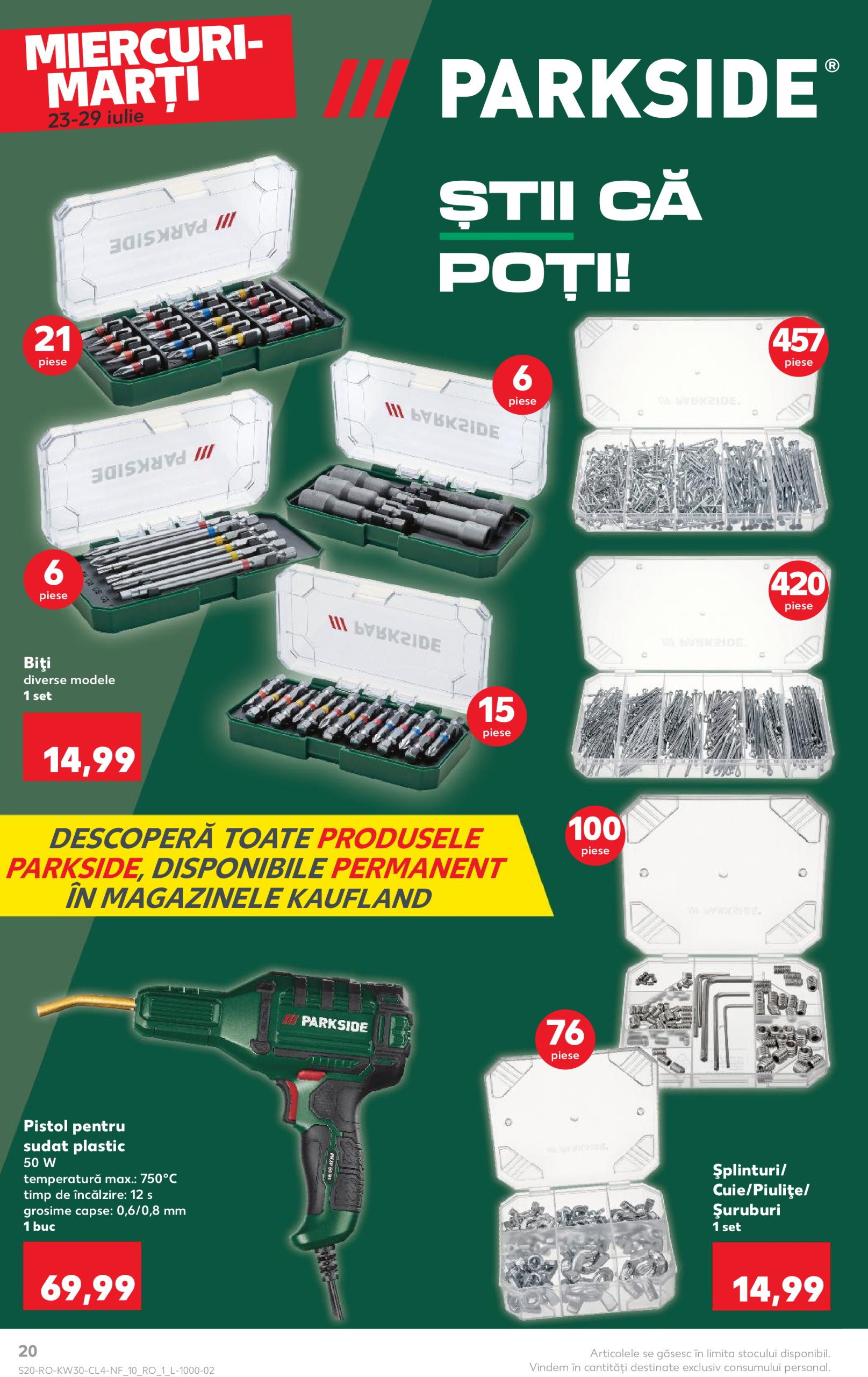 kaufland - Catalog Kaufland - Nonfood valabil din 23.07. până pe 29.07. - page: 20