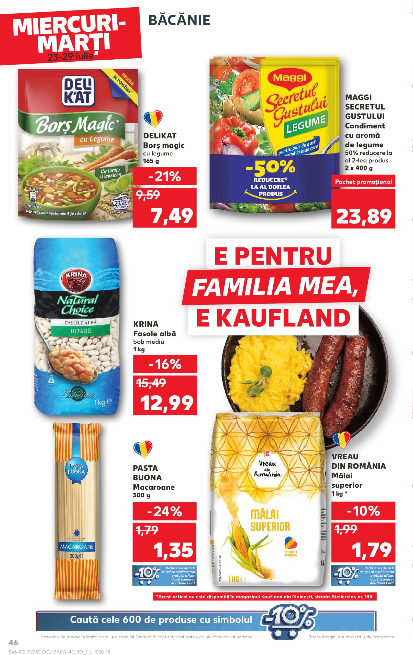 kaufland - Catalog Kaufland valabil din 23.07. până pe 29.07. - page: 46 kaufland - Catalog Kaufland valabil din 23.07. până pe 29.07. - page: 46
