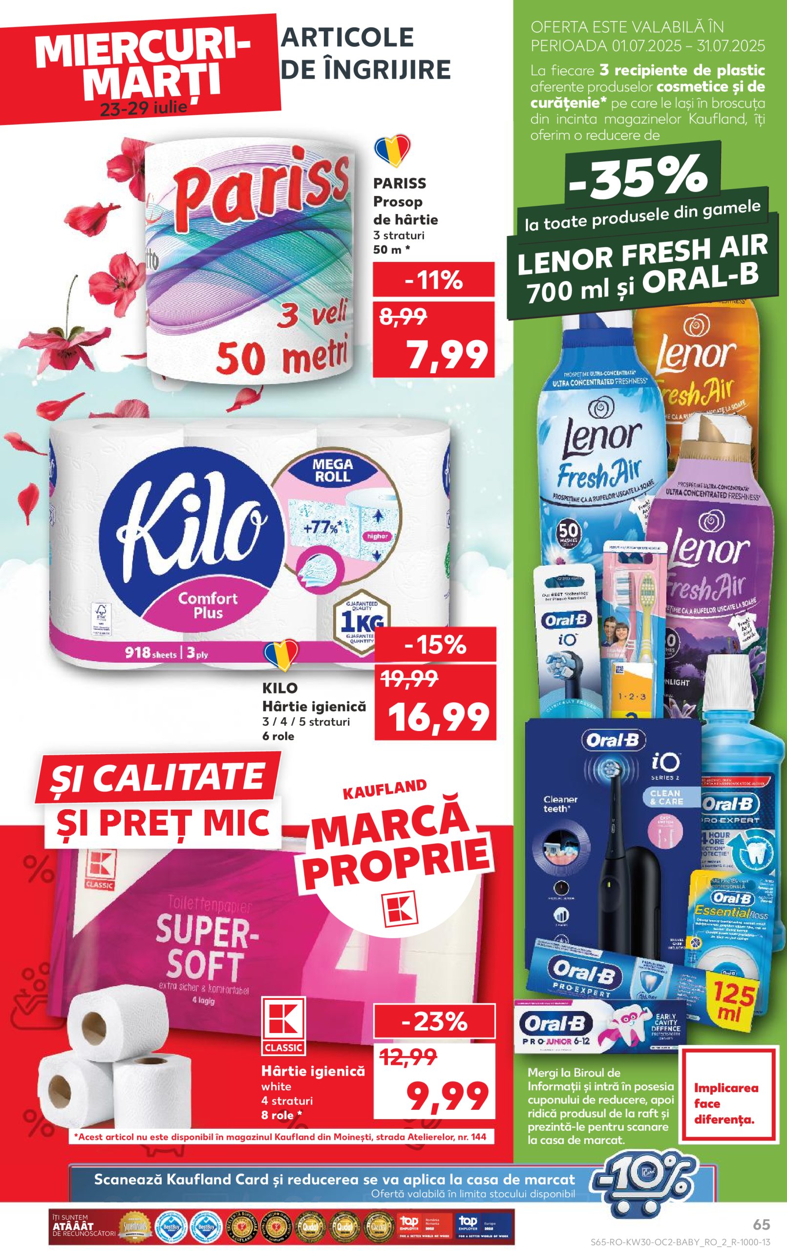 kaufland - Catalog Kaufland valabil din 23.07. până pe 29.07. - page: 65 kaufland - Catalog Kaufland valabil din 23.07. până pe 29.07. - page: 65