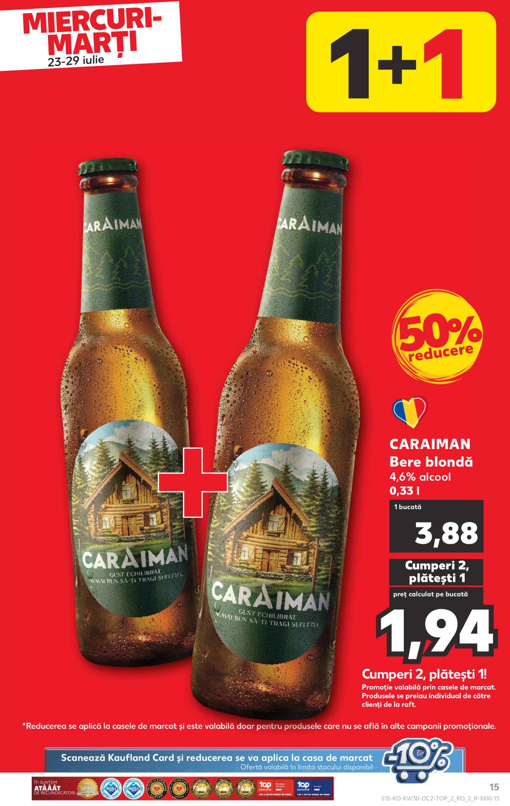 kaufland - Catalog Kaufland valabil din 23.07. până pe 29.07. - page: 15 kaufland - Catalog Kaufland valabil din 23.07. până pe 29.07. - page: 15