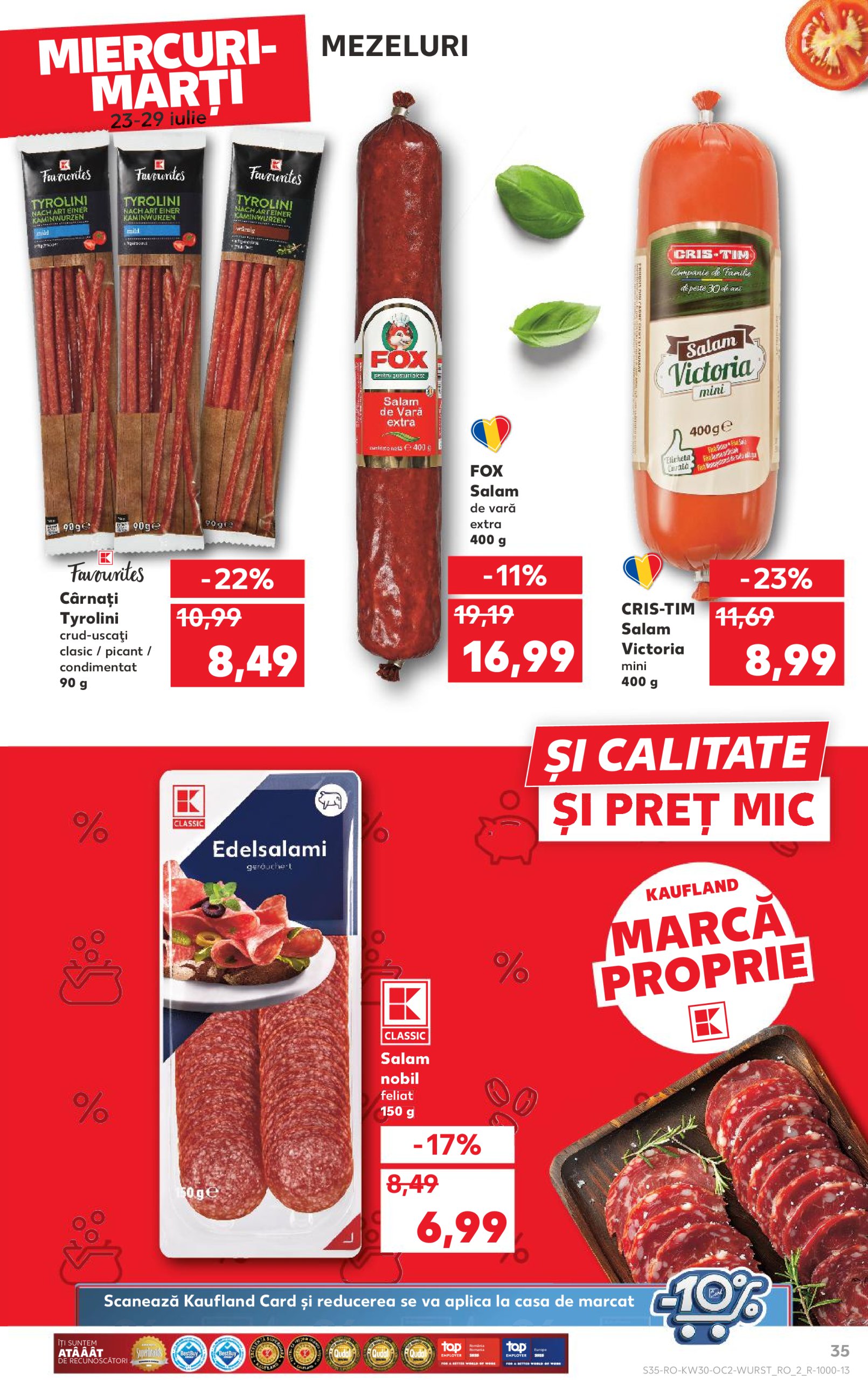 kaufland - Catalog Kaufland valabil din 23.07. până pe 29.07. - page: 35 kaufland - Catalog Kaufland valabil din 23.07. până pe 29.07. - page: 35