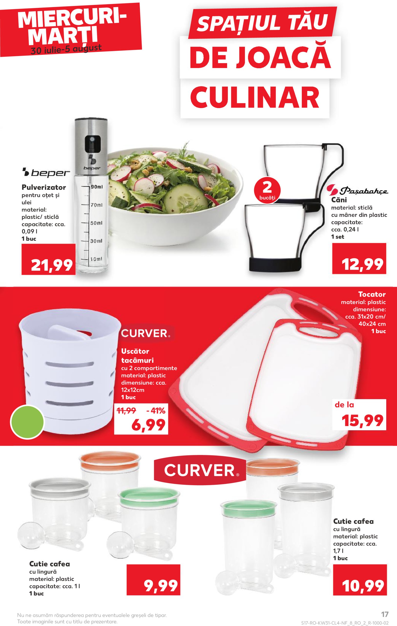 kaufland - Catalog Kaufland - Nonfood valabil din 30.07. până pe 05.08. - page: 17