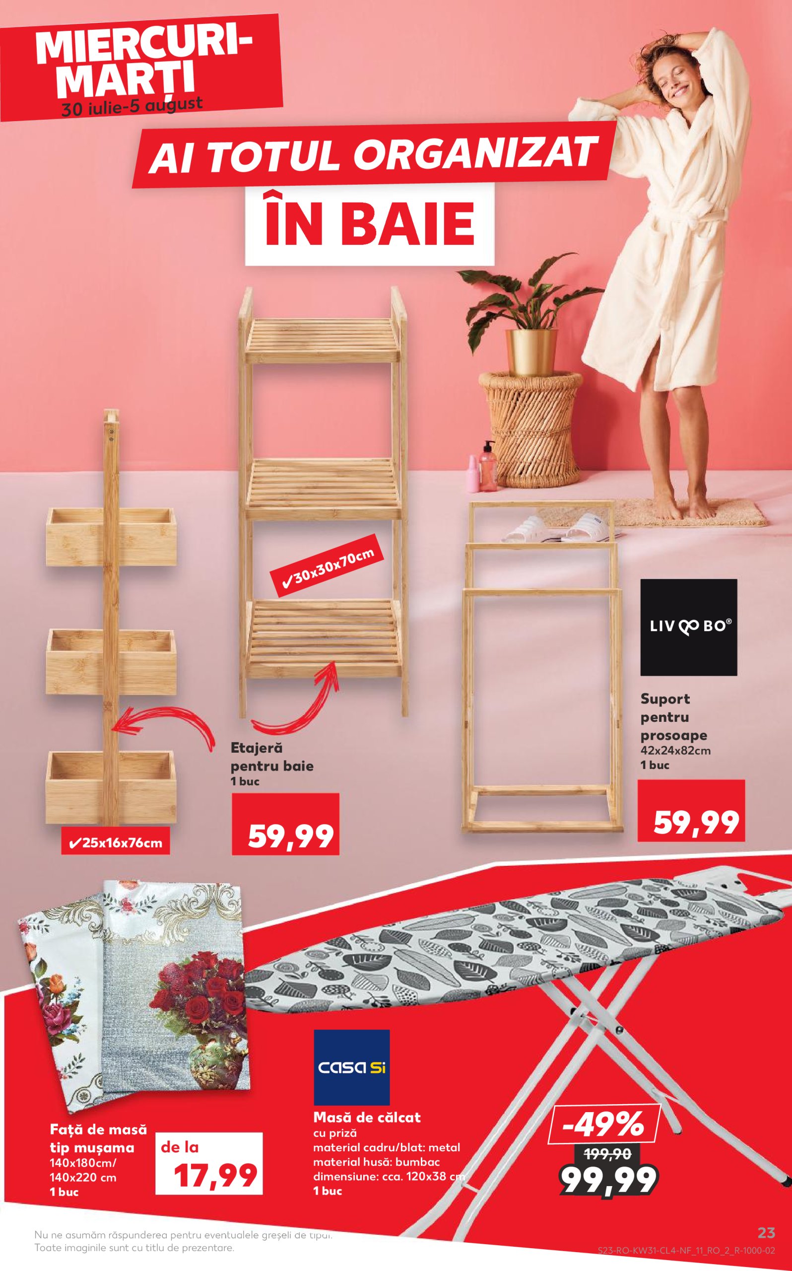 kaufland - Catalog Kaufland - Nonfood valabil din 30.07. până pe 05.08. - page: 23