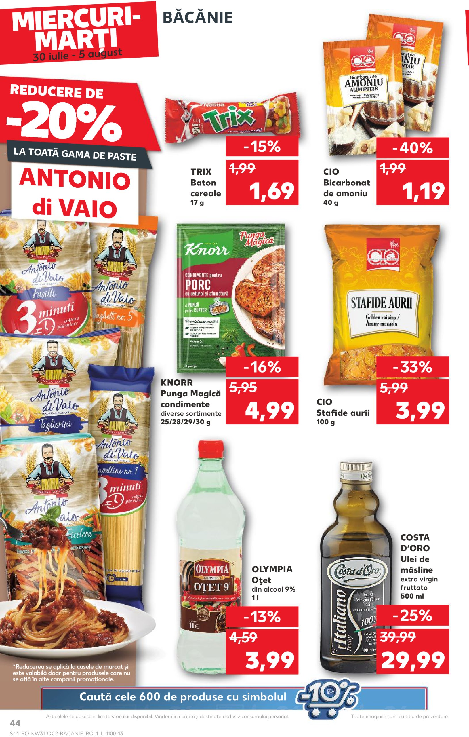 kaufland - Catalog Kaufland valabil din 30.07. până pe 05.08. - page: 44 kaufland - Catalog Kaufland valabil din 30.07. până pe 05.08. - page: 44