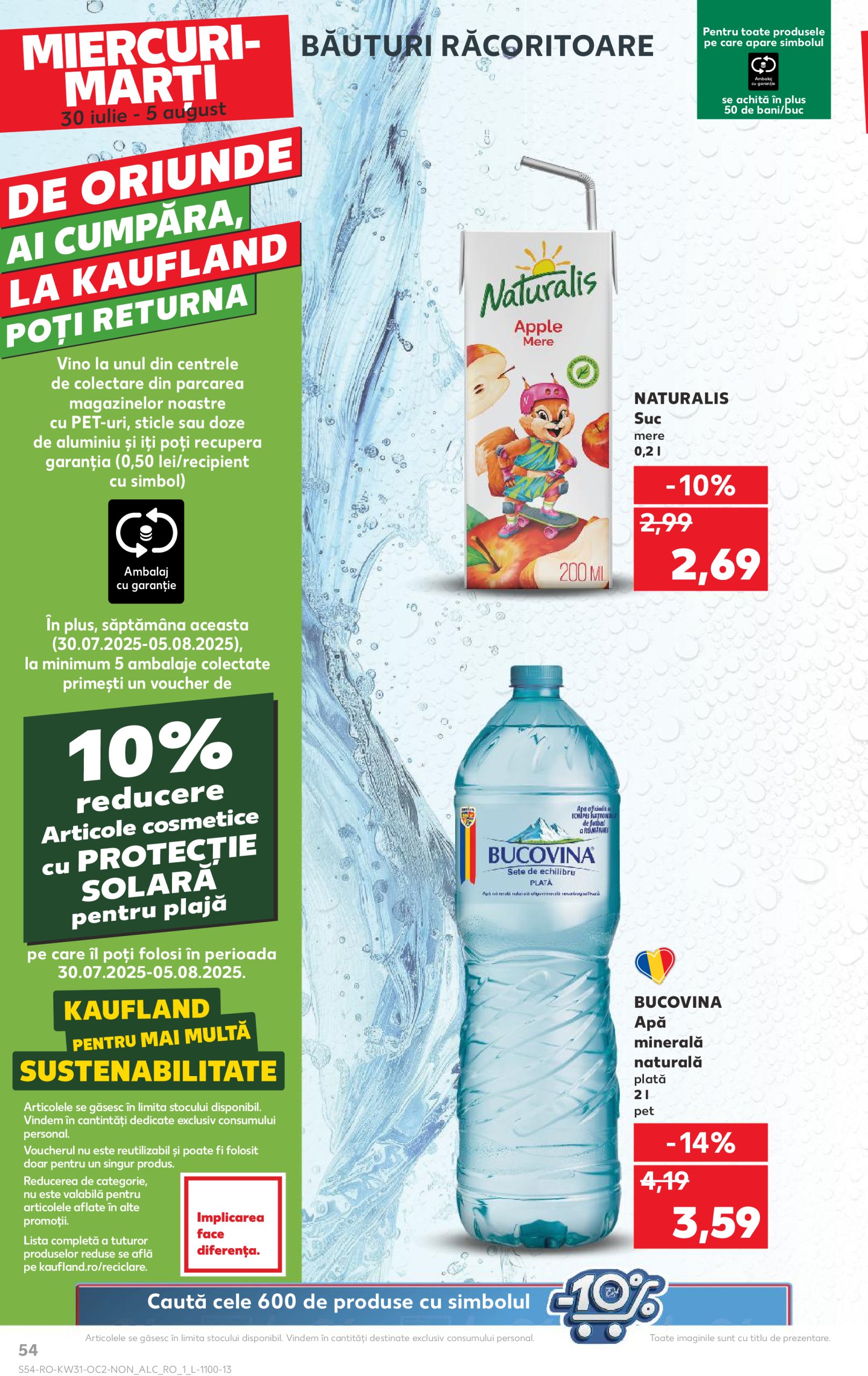 kaufland - Catalog Kaufland valabil din 30.07. până pe 05.08. - page: 54 kaufland - Catalog Kaufland valabil din 30.07. până pe 05.08. - page: 54