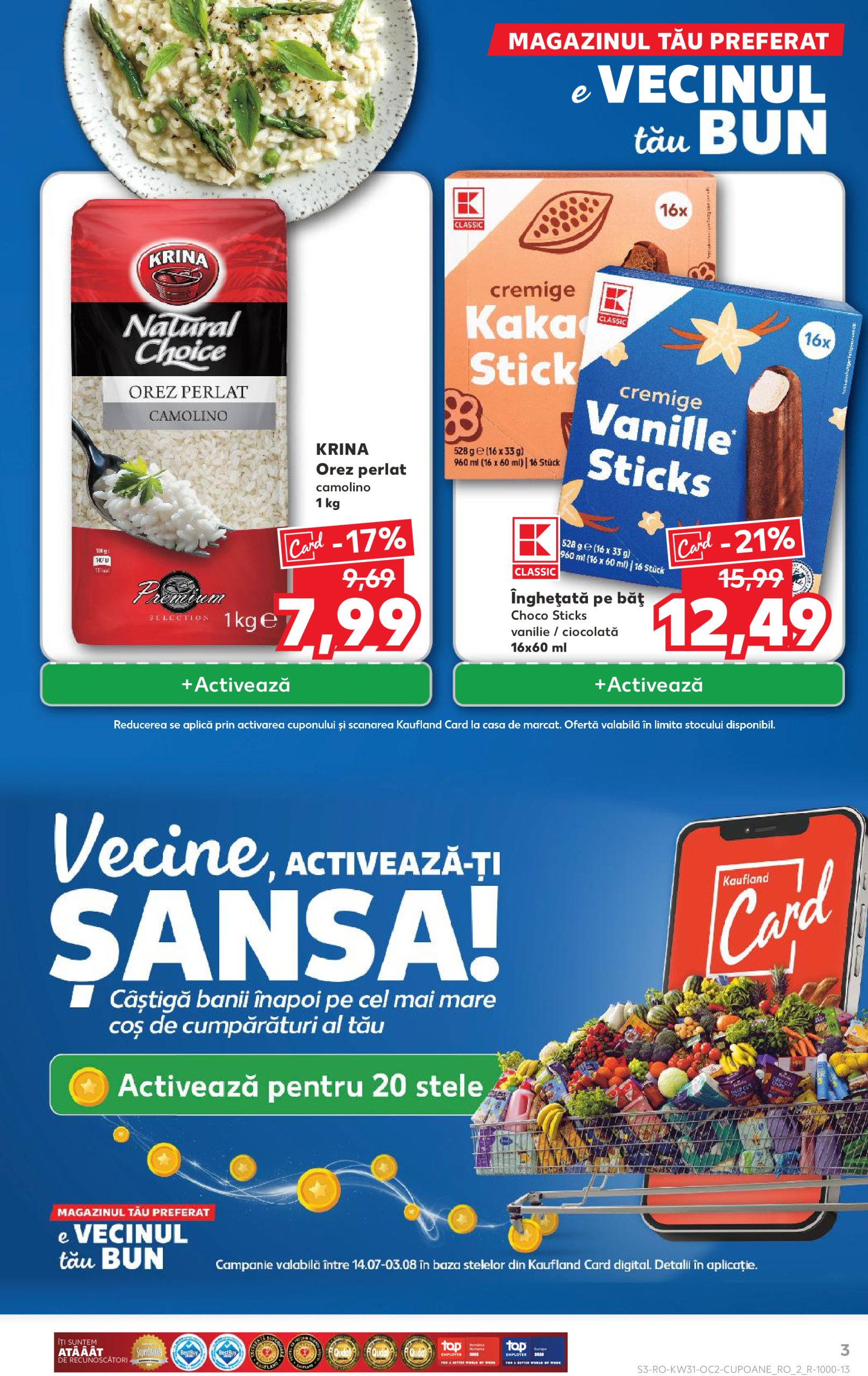 kaufland - Catalog Kaufland valabil din 30.07. până pe 05.08. - page: 3 kaufland - Catalog Kaufland valabil din 30.07. până pe 05.08. - page: 3