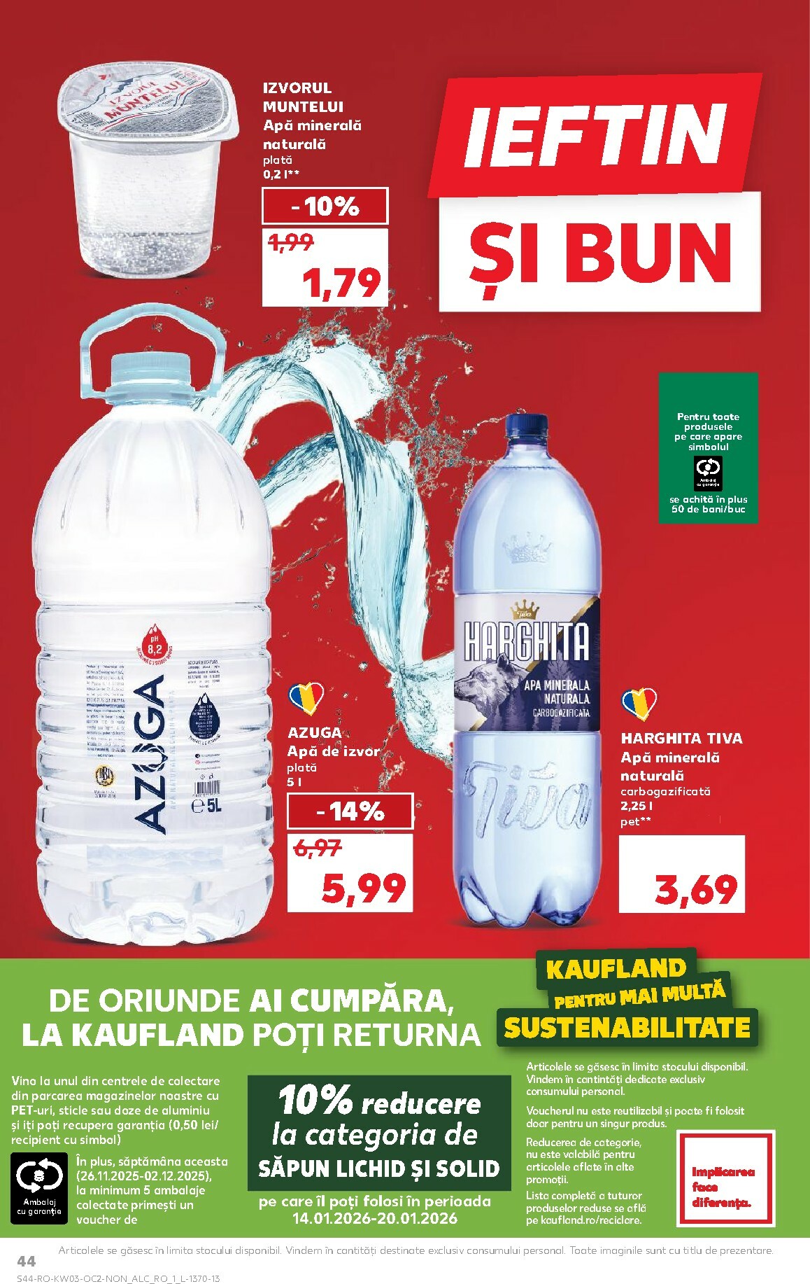 kaufland - Catalog Kaufland online – oferte valabile din 14.01. - page: 44
