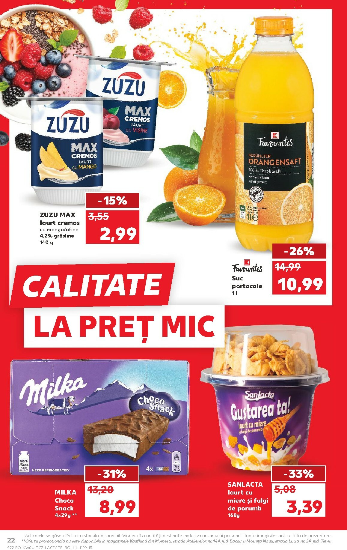 kaufland - Catalog Kaufland online – oferte valabile din 21.01. - page: 22