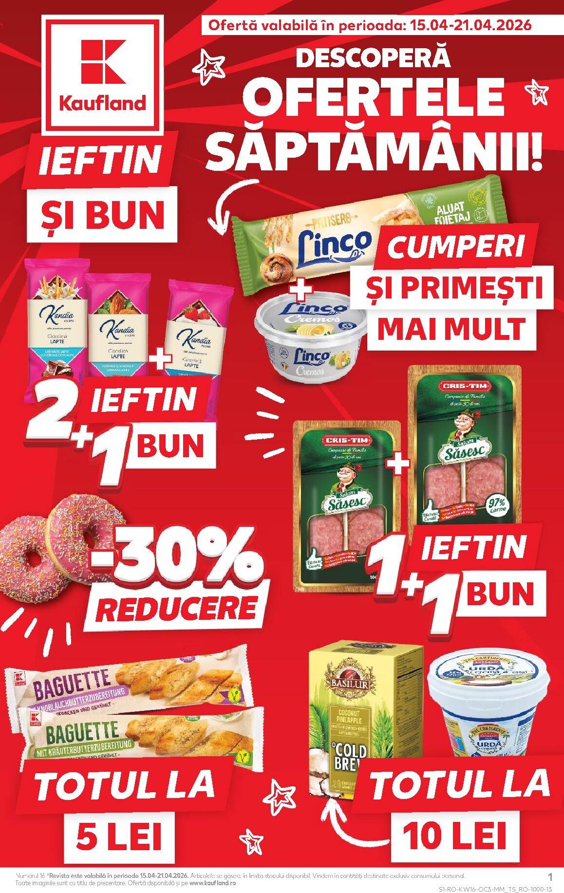 kaufland - Kaufland - Cumperi pliante pentru săptămâna viitoare de la miercuri 15.04.2026 până la marți 21.04.2026