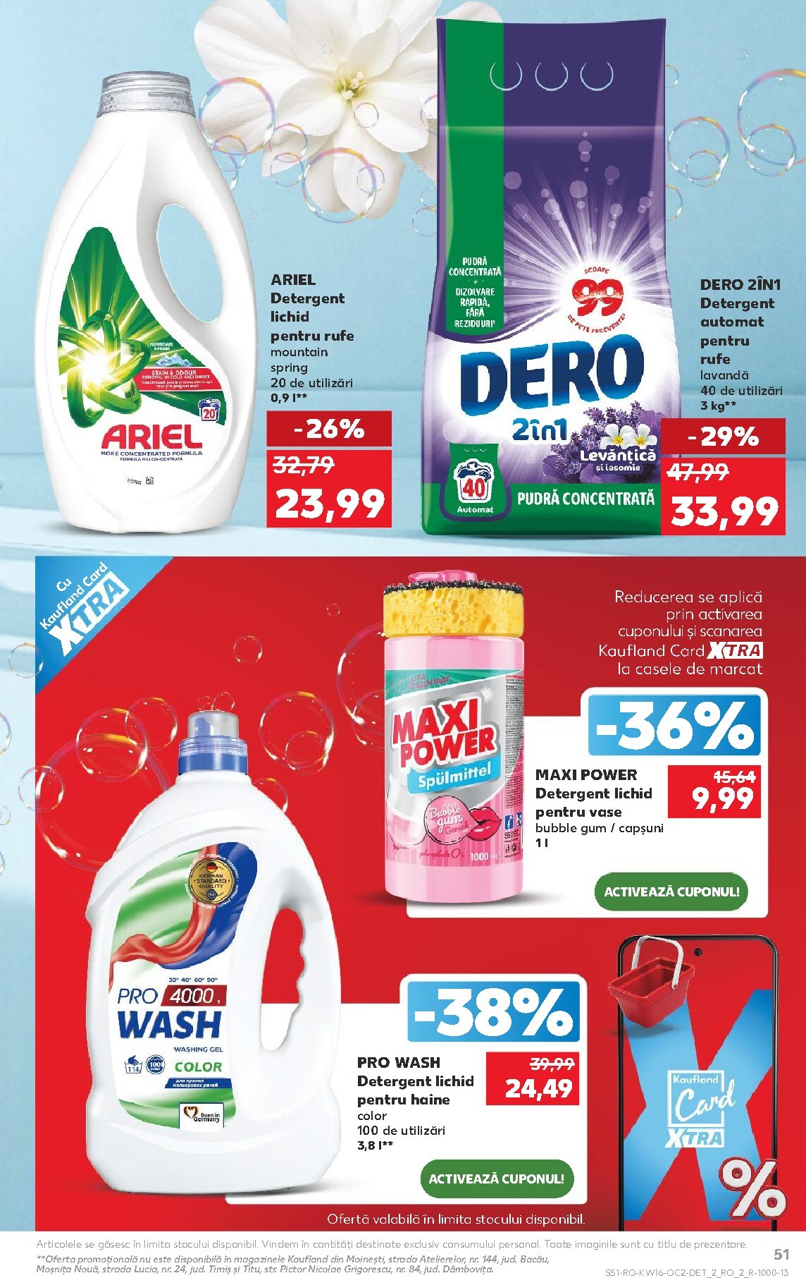 kaufland - Kaufland pliante pentru săptămâna viitoare de la miercuri 15.04.2026 până la marți 21.04.2026 - page: 51