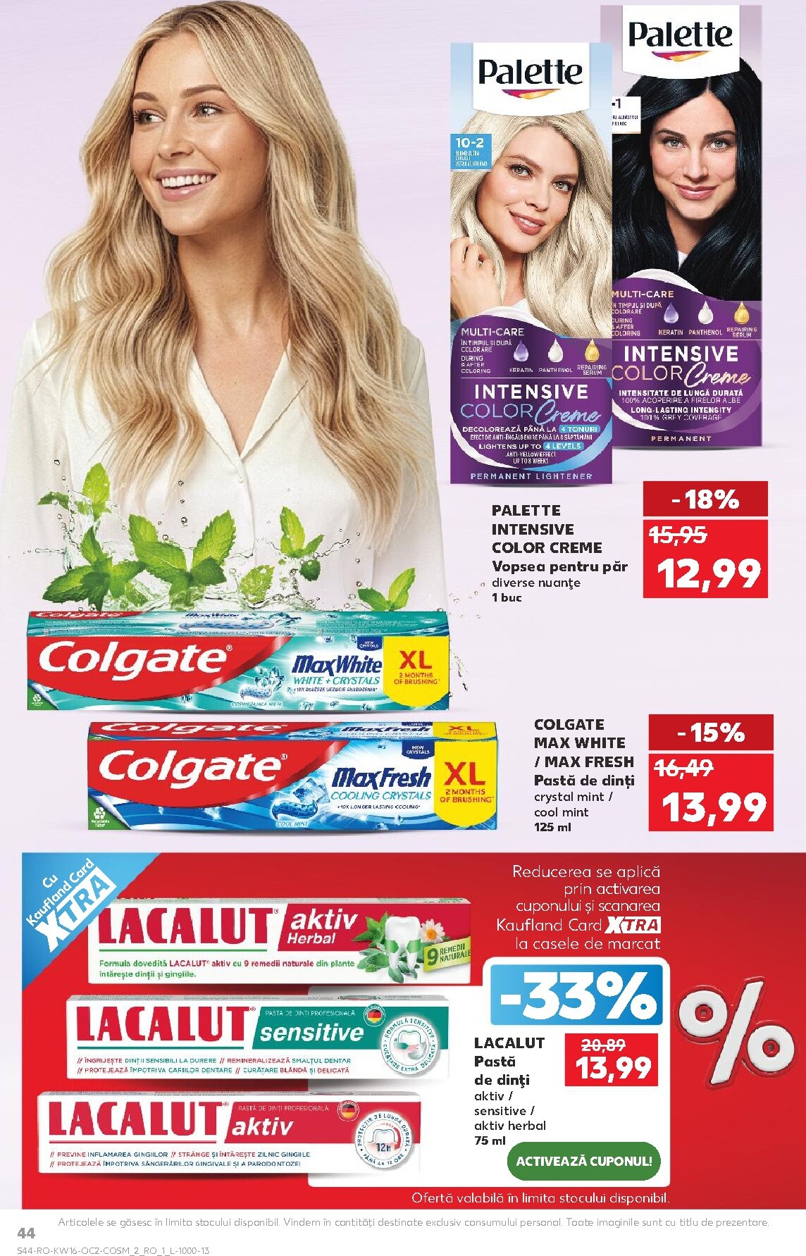 kaufland - Kaufland pliante pentru săptămâna viitoare de la miercuri 15.04.2026 până la marți 21.04.2026 - page: 44