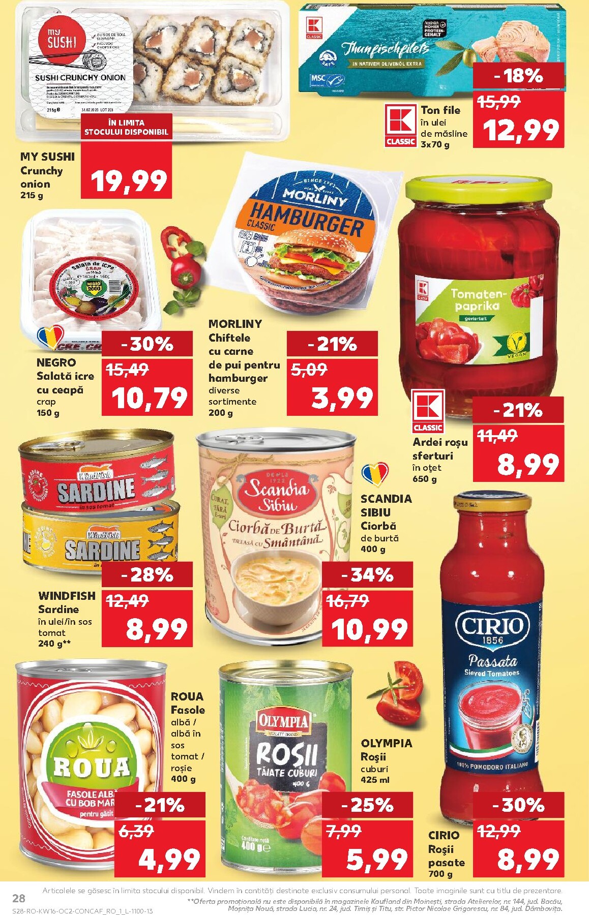 kaufland - Kaufland pliante pentru săptămâna viitoare de la miercuri 15.04.2026 până la marți 21.04.2026 - page: 28