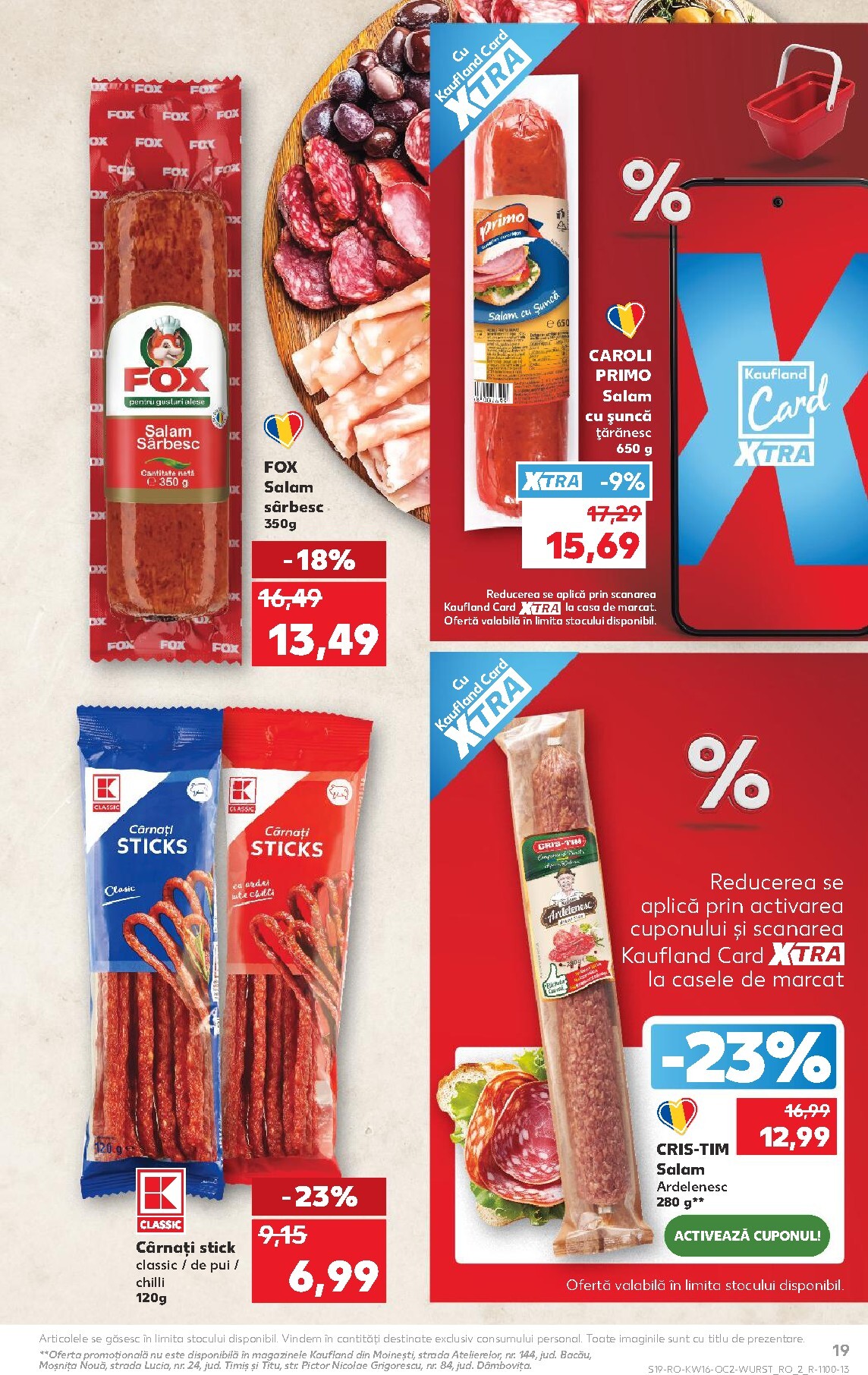 kaufland - Kaufland pliante pentru săptămâna viitoare de la miercuri 15.04.2026 până la marți 21.04.2026 - page: 19