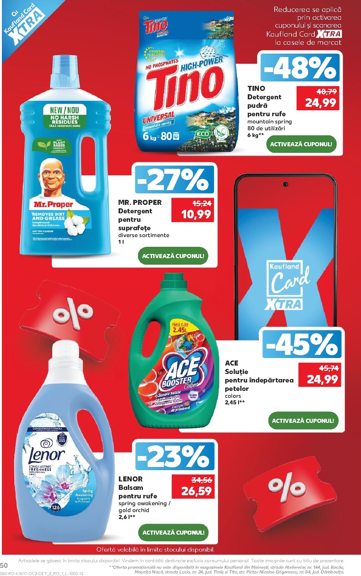 kaufland - Kaufland pliante pentru săptămâna viitoare de la miercuri 22.04.2026 până la marți 28.04.2026 - page: 50