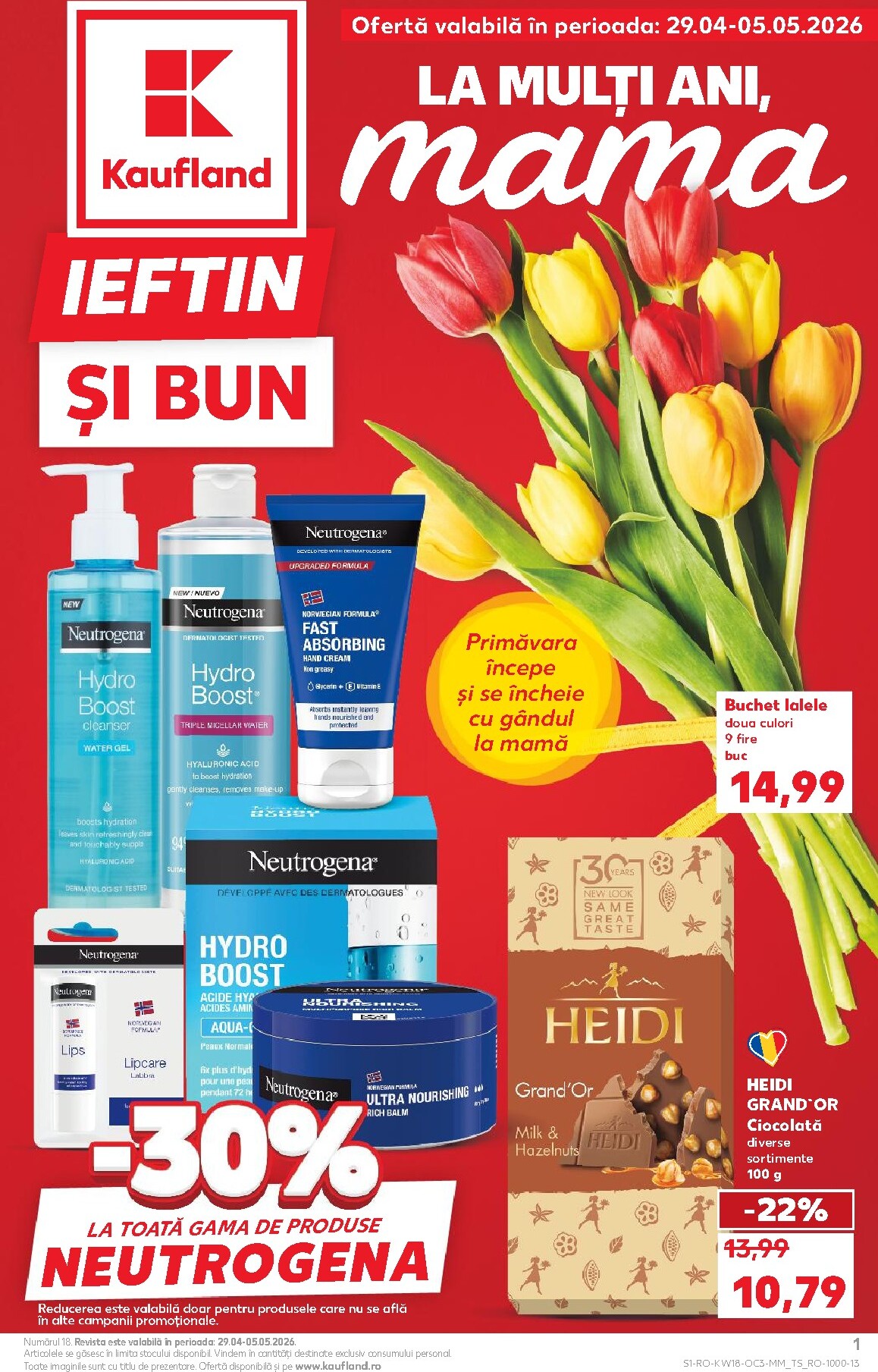 kaufland - Kaufland - Ieftin si bun pliante pentru săptămâna viitoare de la miercuri 29.04.2026 până la marți 05.05.2026