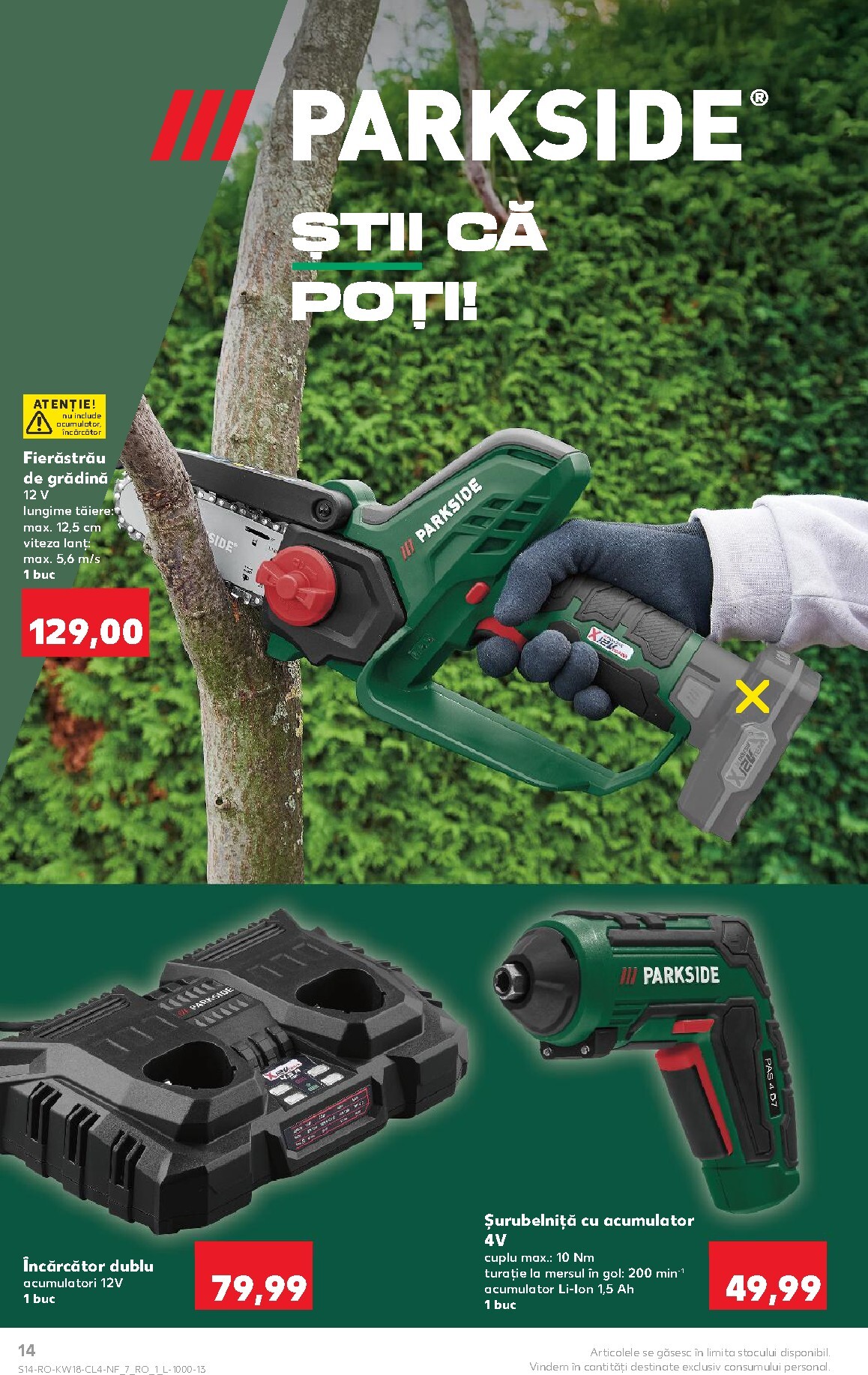 kaufland - Kaufland - Nonfood pliante pentru săptămâna viitoare de la miercuri 29.04.2026 până la marți 05.05.2026 - page: 14