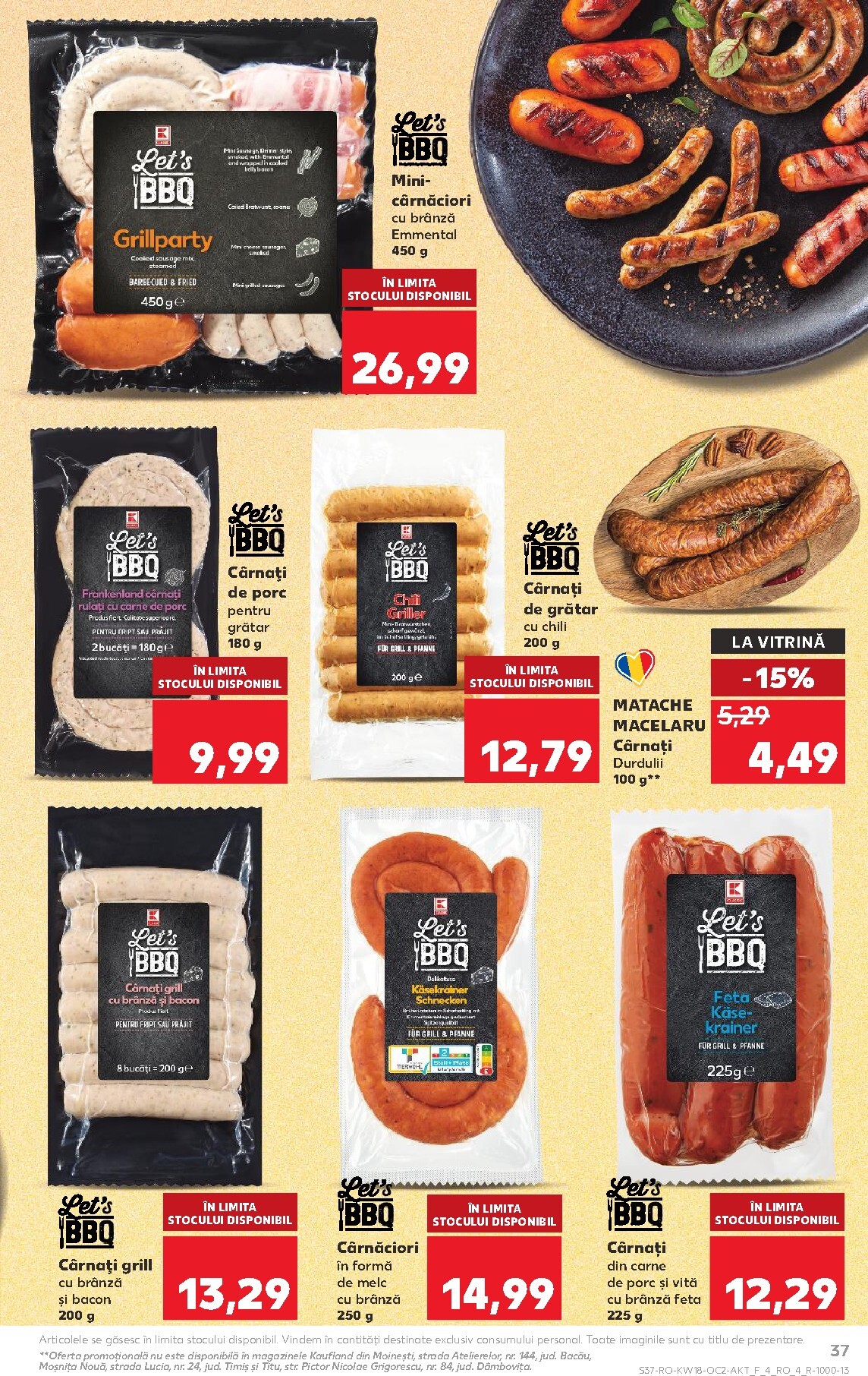 kaufland - Kaufland pliante pentru săptămâna viitoare de la miercuri 29.04.2026 până la marți 05.05.2026 - page: 37