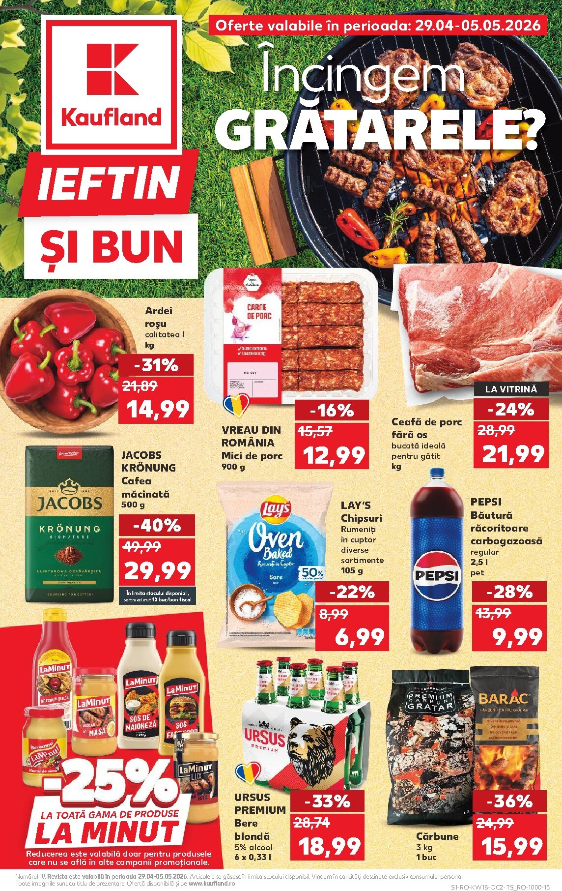 kaufland - Kaufland pliante pentru săptămâna viitoare de la miercuri 29.04.2026 până la marți 05.05.2026