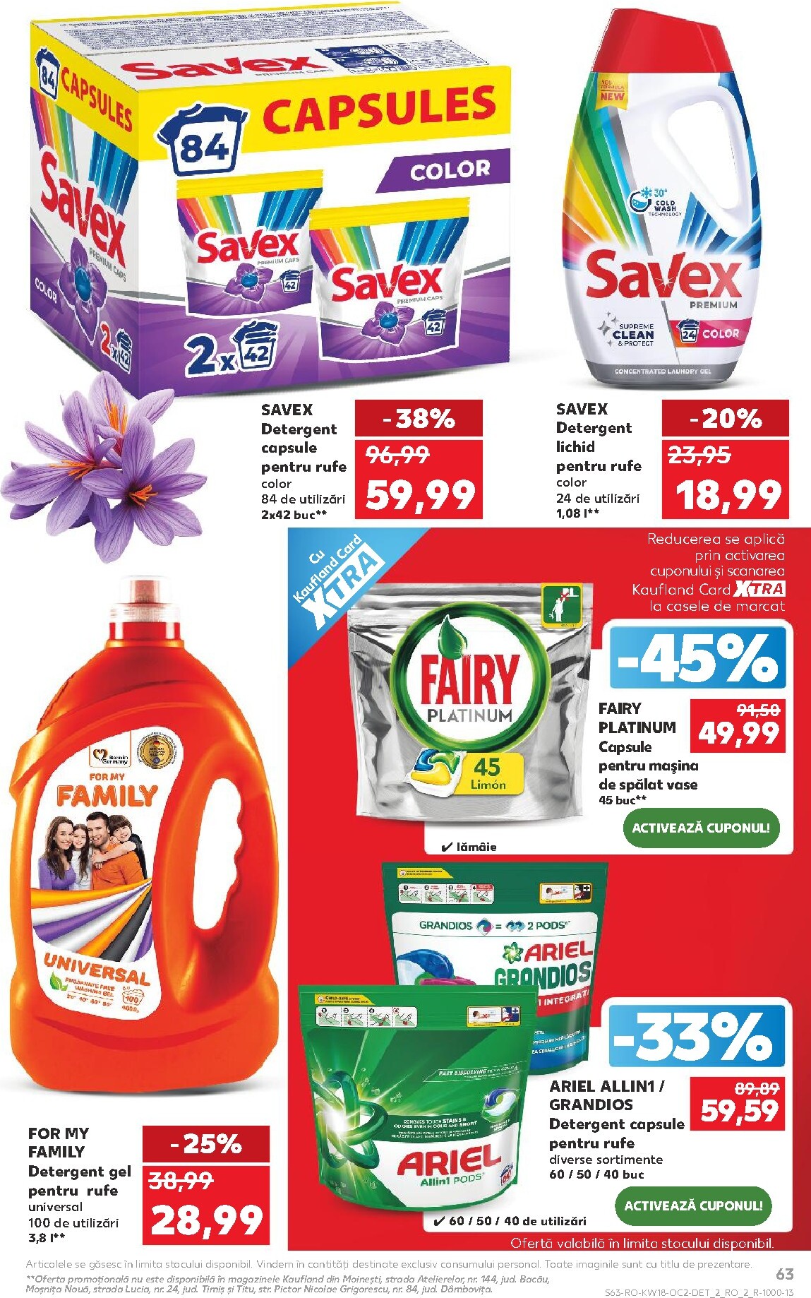 kaufland - Kaufland pliante pentru săptămâna viitoare de la miercuri 29.04.2026 până la marți 05.05.2026 - page: 63