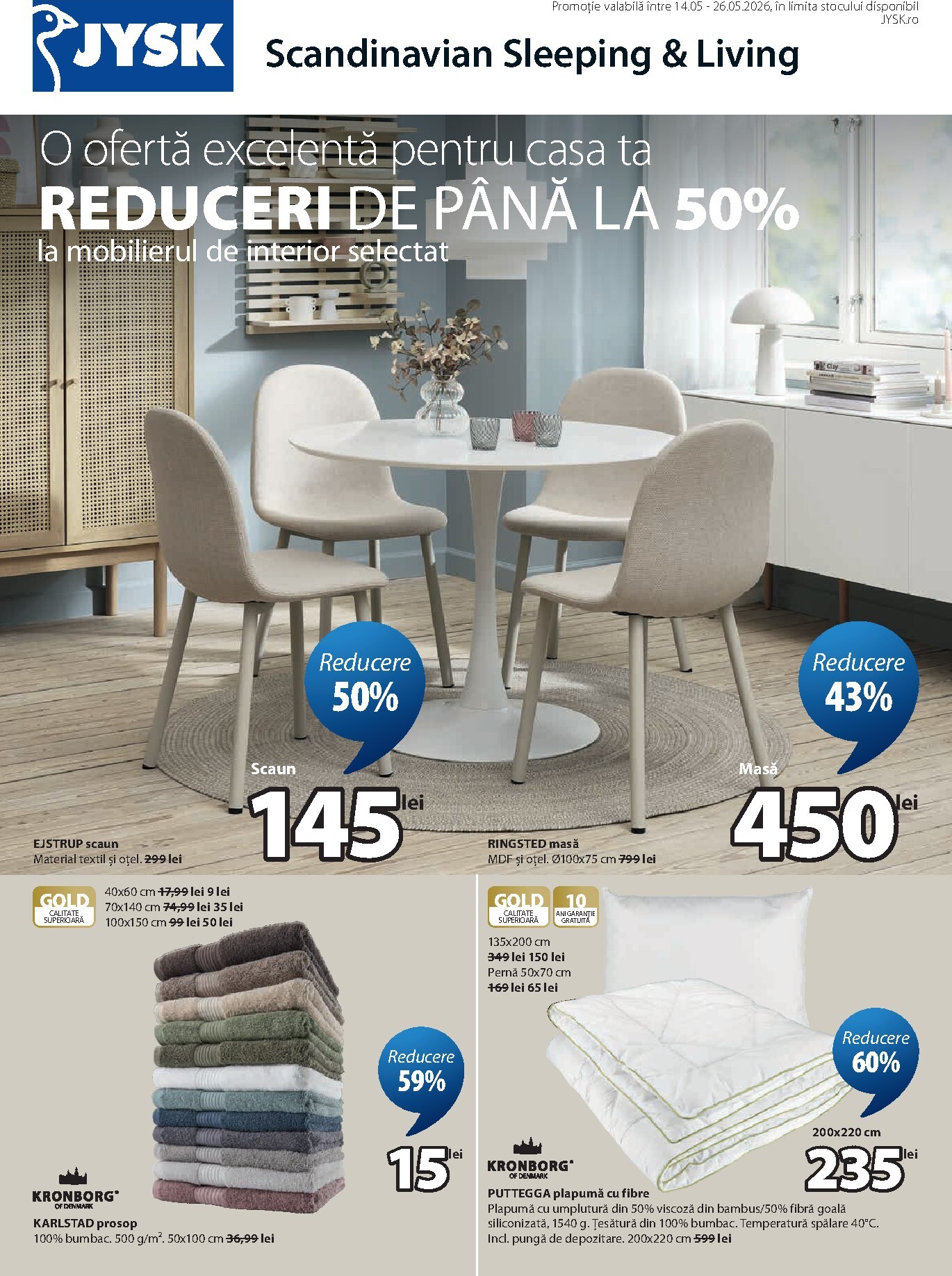 jysk - Brosura JYSK valabilă de la joi 14.05.2026 până la marți 26.05.2026
