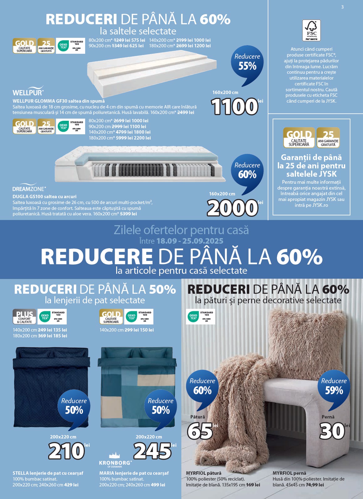 jysk - Catalog JYSK online – oferte valabile din 18.09. - page: 3