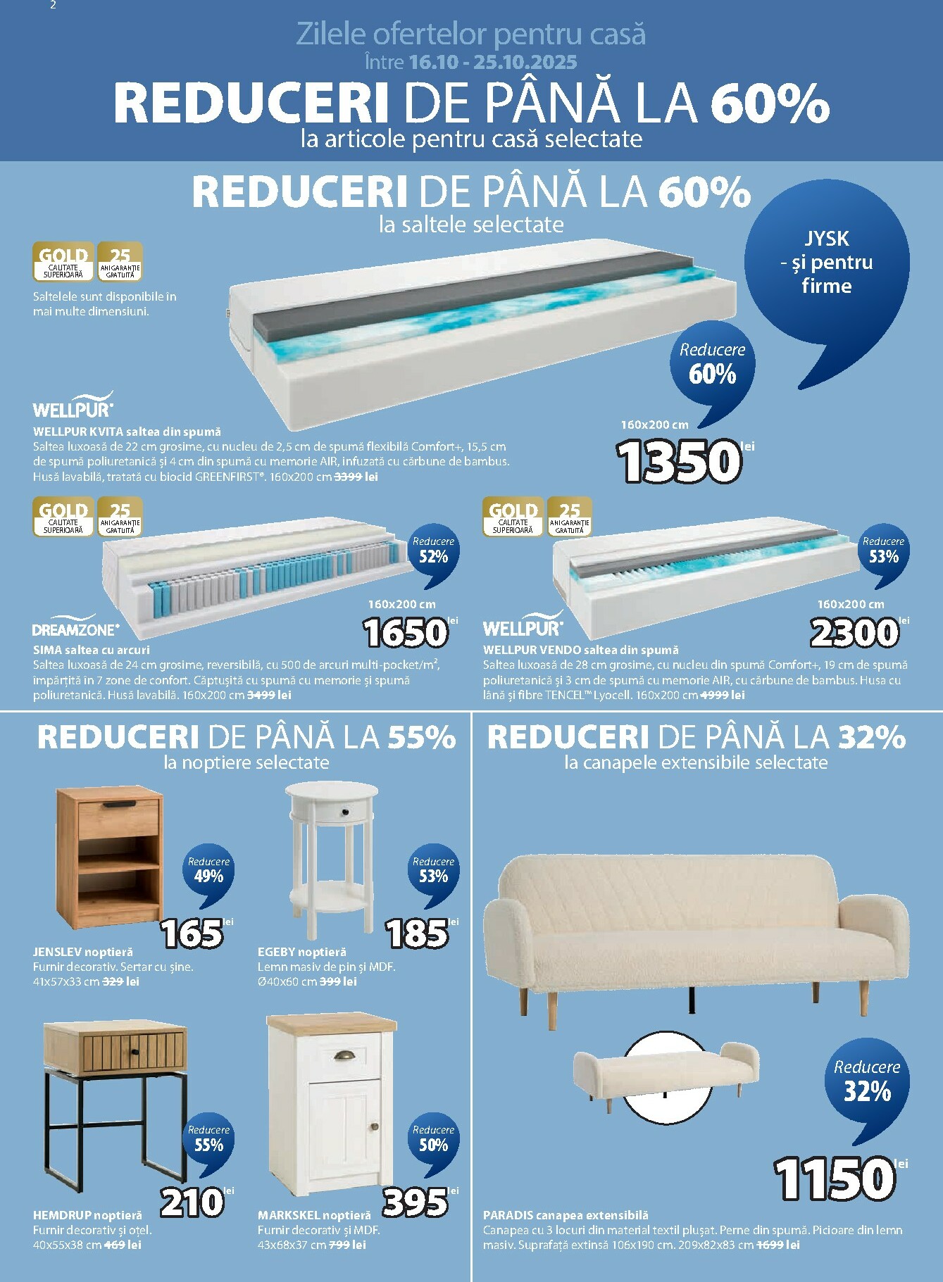 jysk - Catalog JYSK online – oferte valabile din 16.10. - page: 2