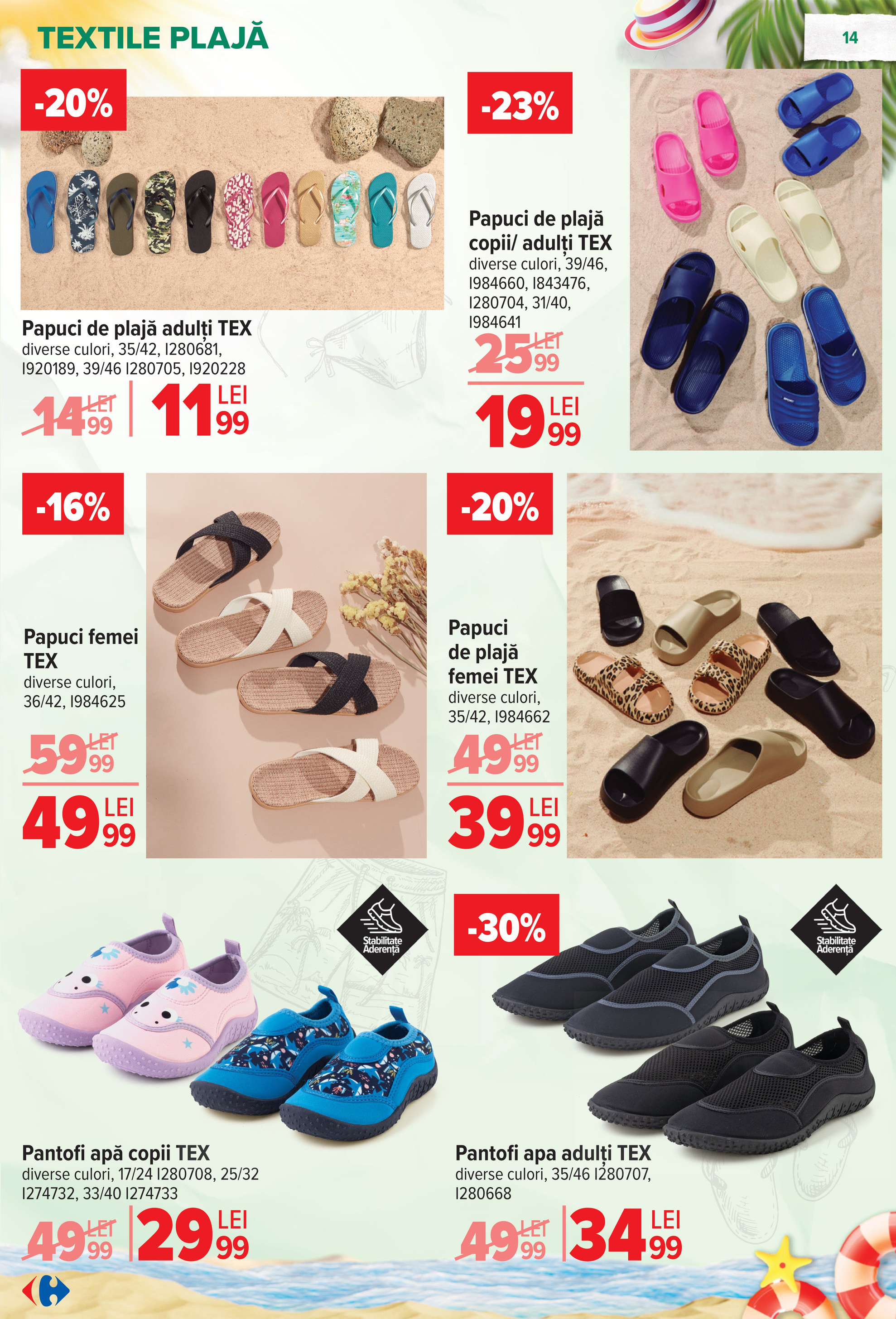 carrefour - Brosura Carrefour - 21B. HYPER SP TRAVELLING & BEACH & COSMETICS 16-30.17.2026 valabilă de la miercuri 17.06.2026 până la marți 30.06.2026 - page: 14