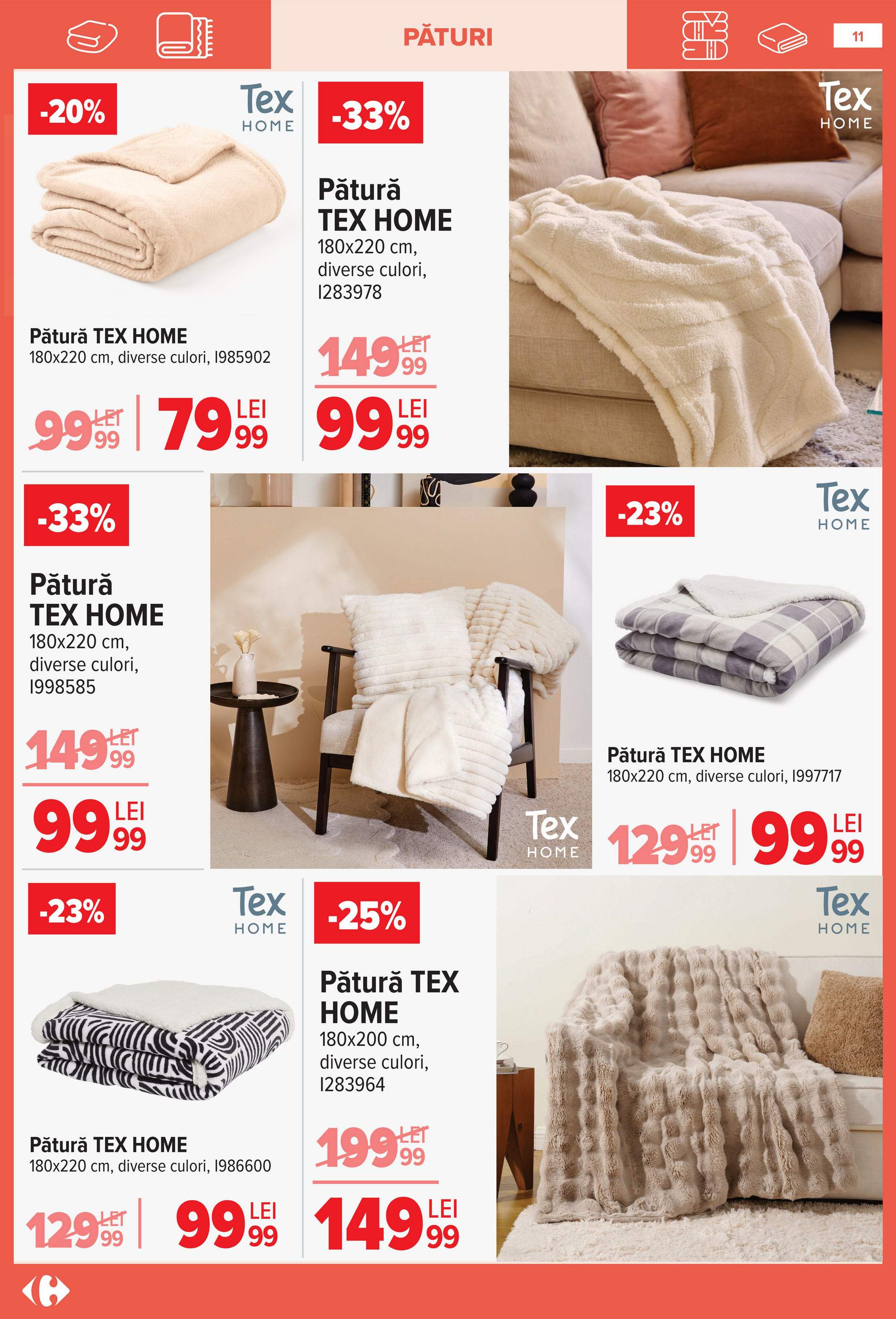 carrefour - Catalog Carrefour - Tex Home online – oferte valabile din 14.01. - page: 11