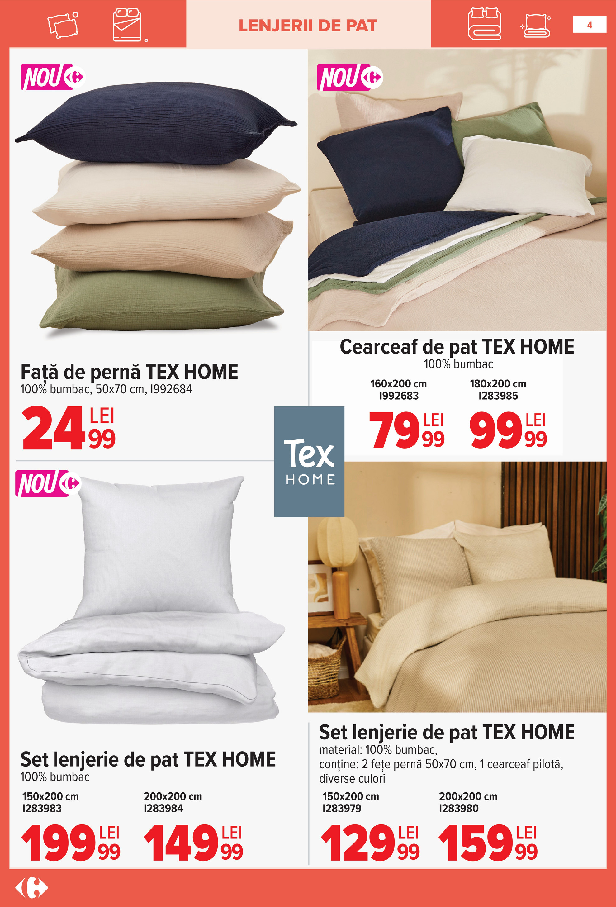 carrefour - Catalog Carrefour - Tex Home online – oferte valabile din 14.01. - page: 4