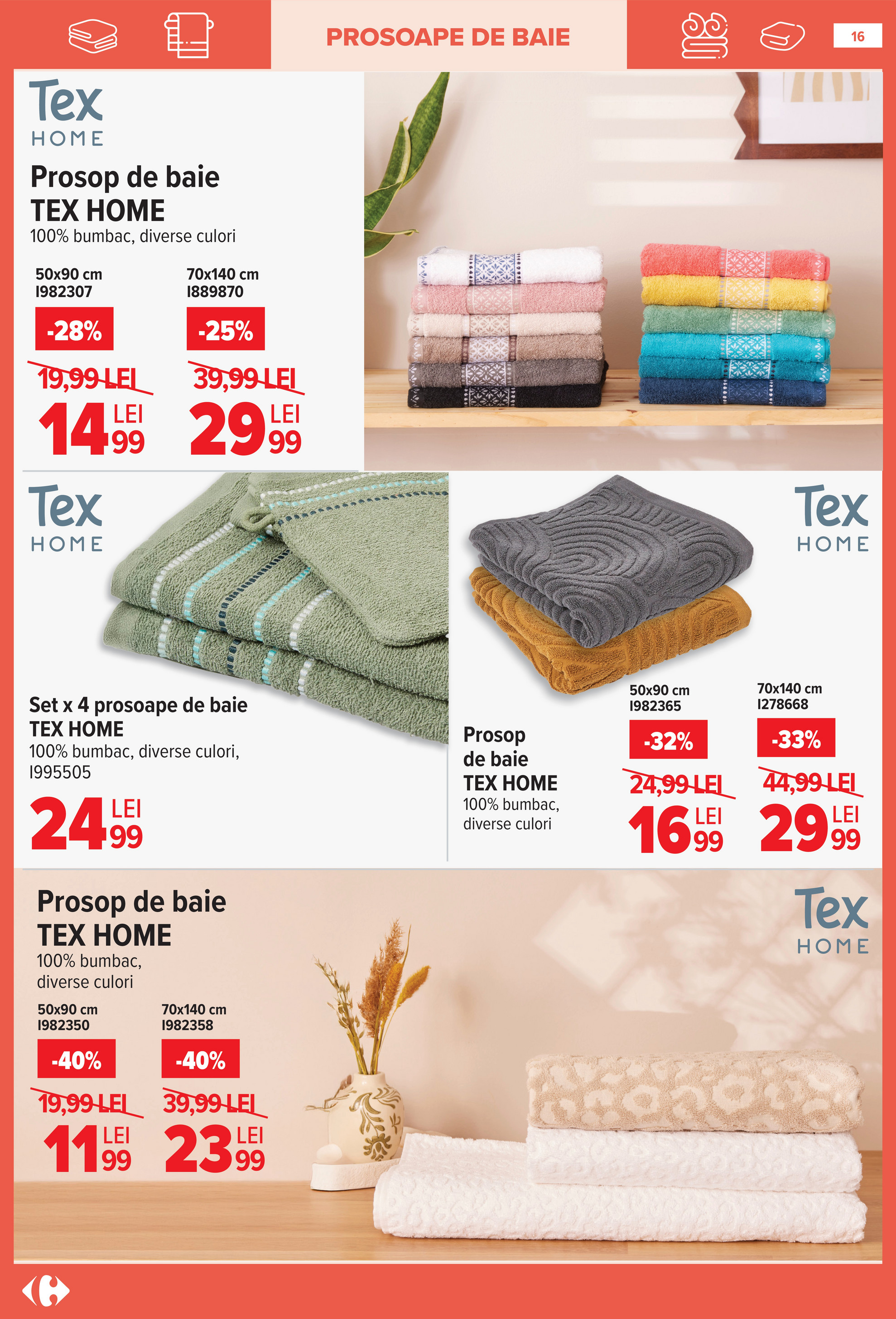 carrefour - Catalog Carrefour - Tex Home online – oferte valabile din 14.01. - page: 16