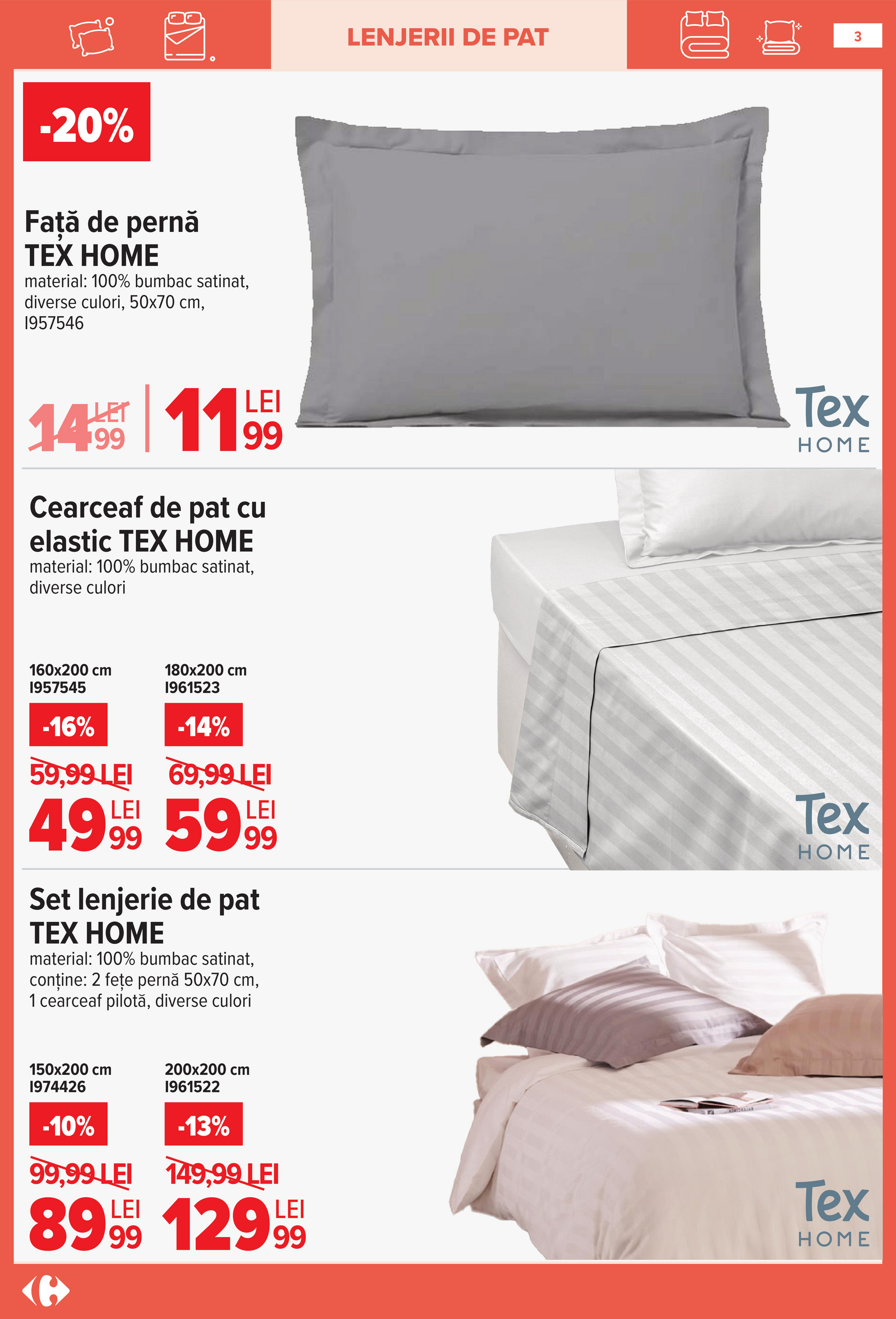 carrefour - Catalog Carrefour - Tex Home online – oferte valabile din 14.01. - page: 3