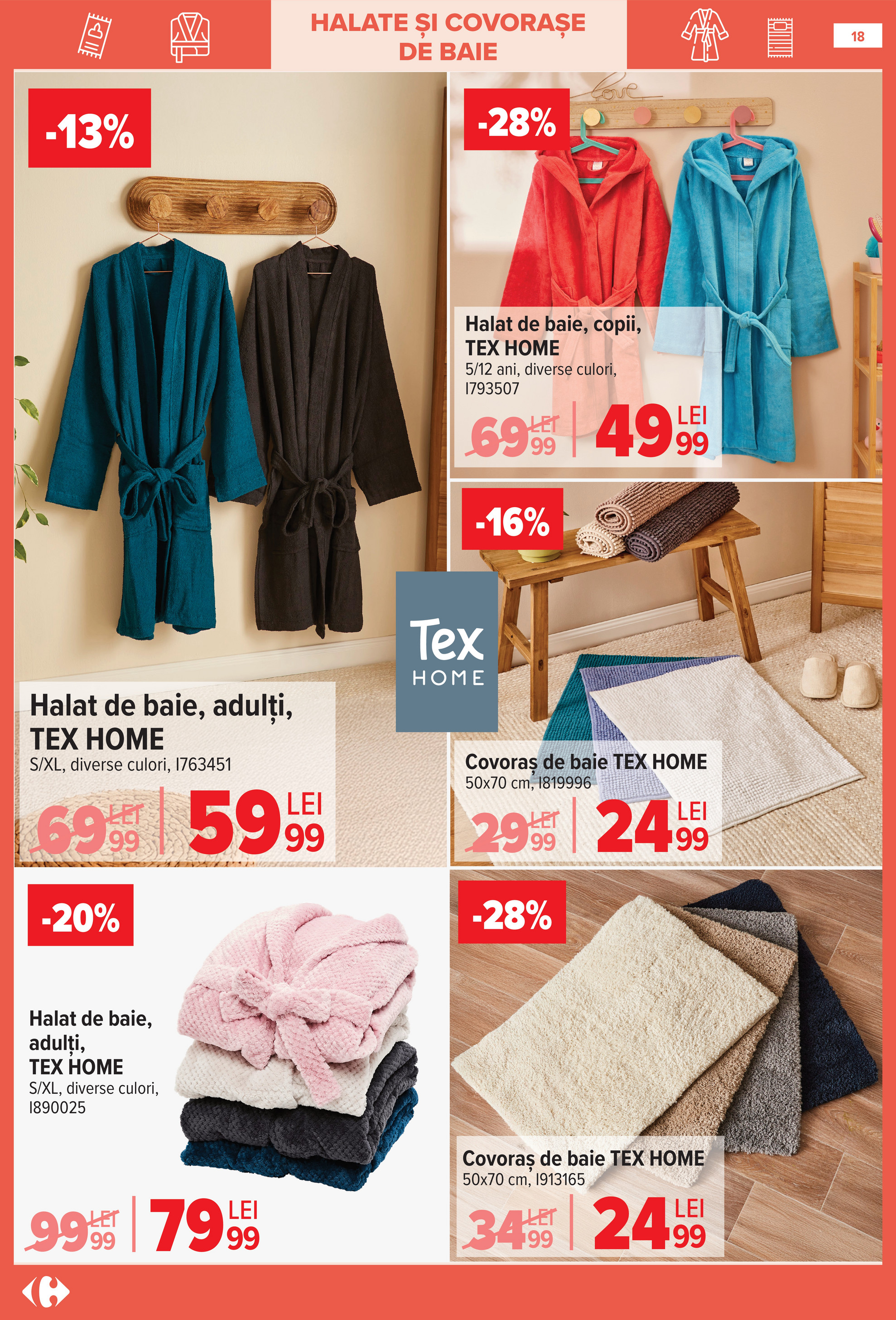 carrefour - Catalog Carrefour - Tex Home online – oferte valabile din 14.01. - page: 18
