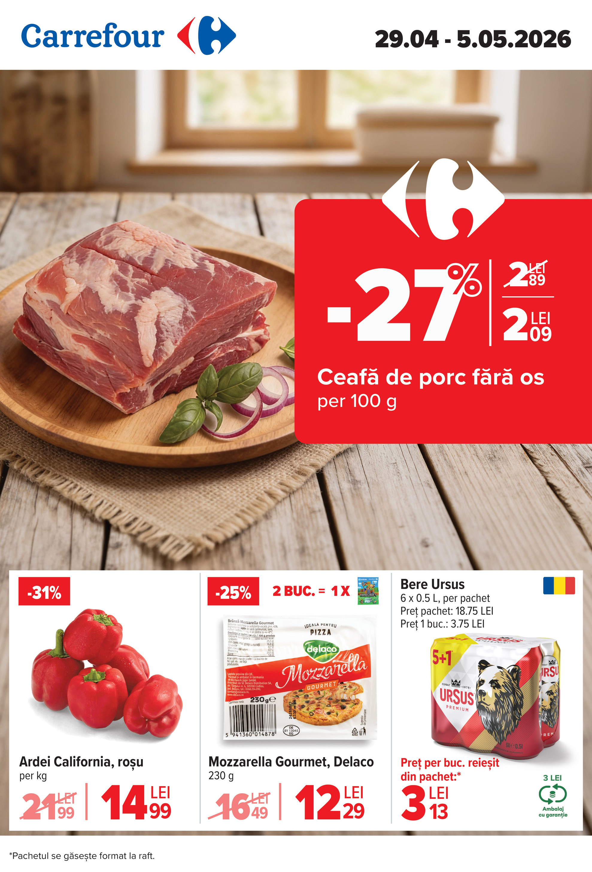 carrefour - Brosura Carrefour valabilă de la miercuri 29.04.2026 până la marți 05.05.2026