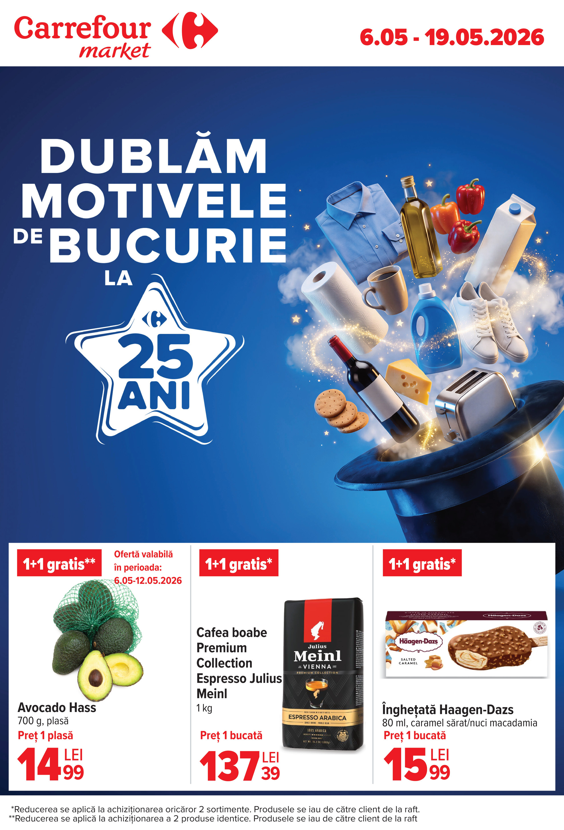 carrefour - Brosura Carrefour Market valabilă de la miercuri 06.05.2026 până la marți 19.05.2026