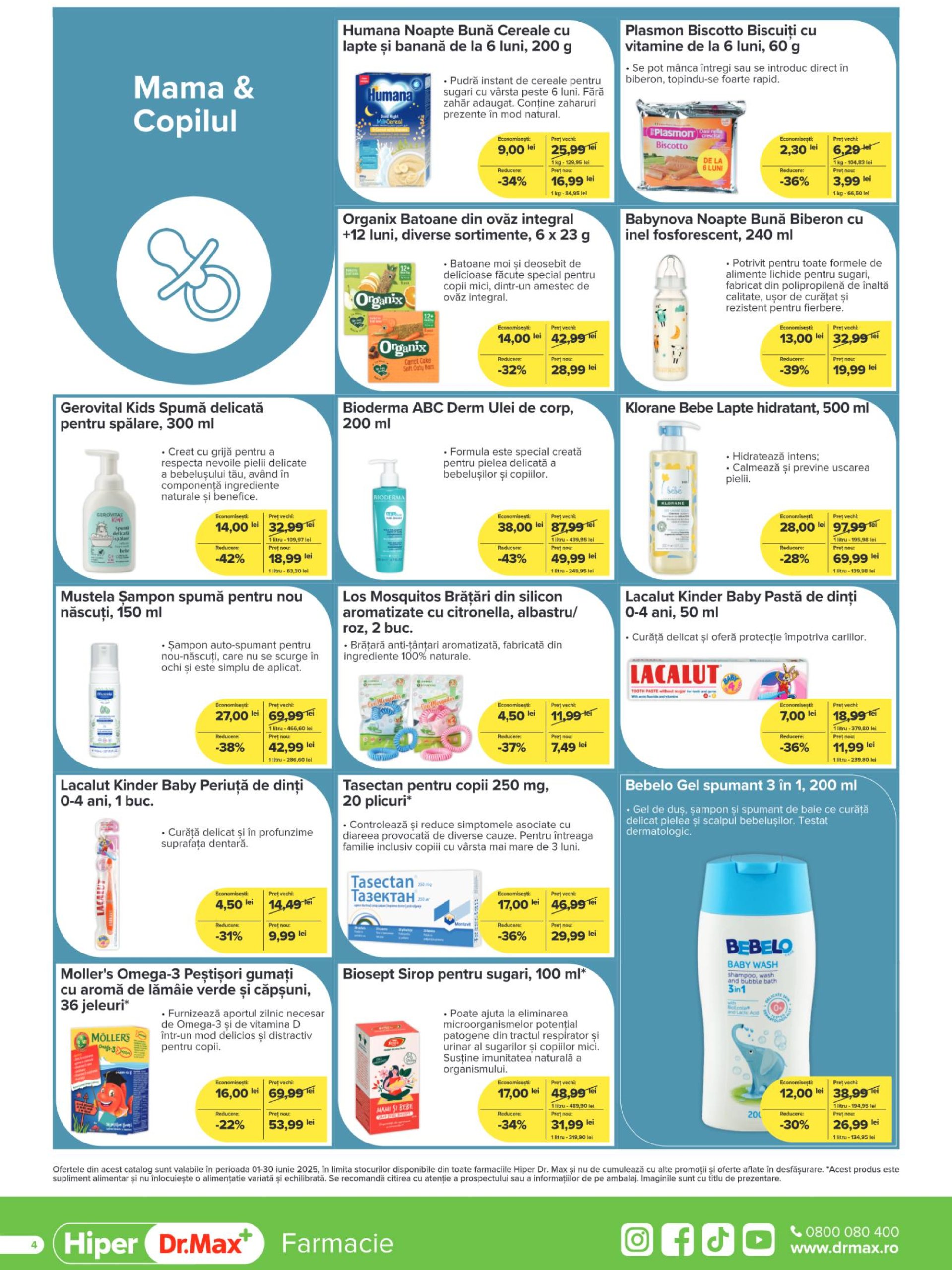 dr-max - Catalog Dr. Max - Hiper Farmacie valabil din 01.06. - 30.06. - page: 4