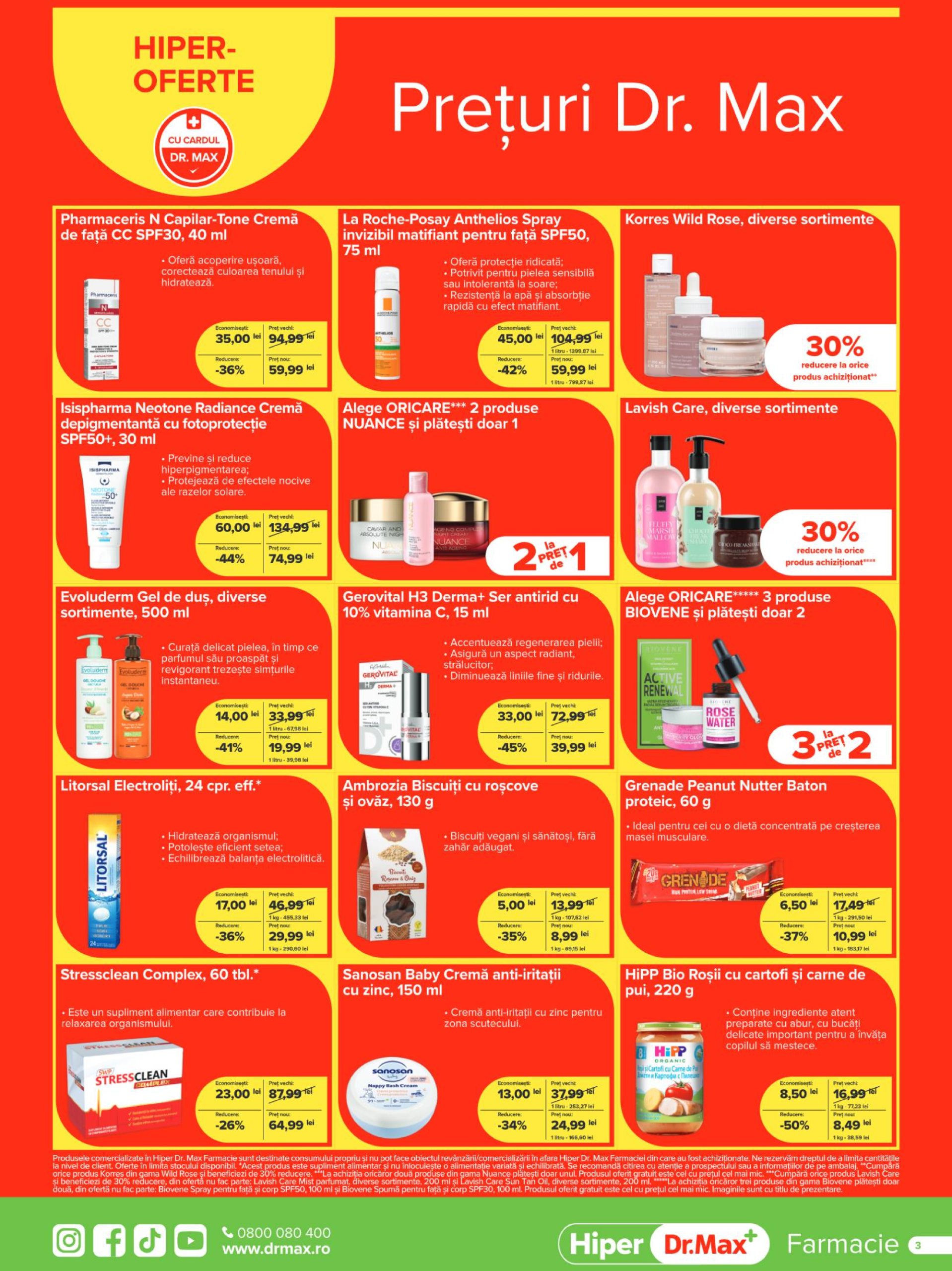 dr-max - Catalog Dr. Max - Hiper Farmacie valabil din 01.06. - 30.06. - page: 3