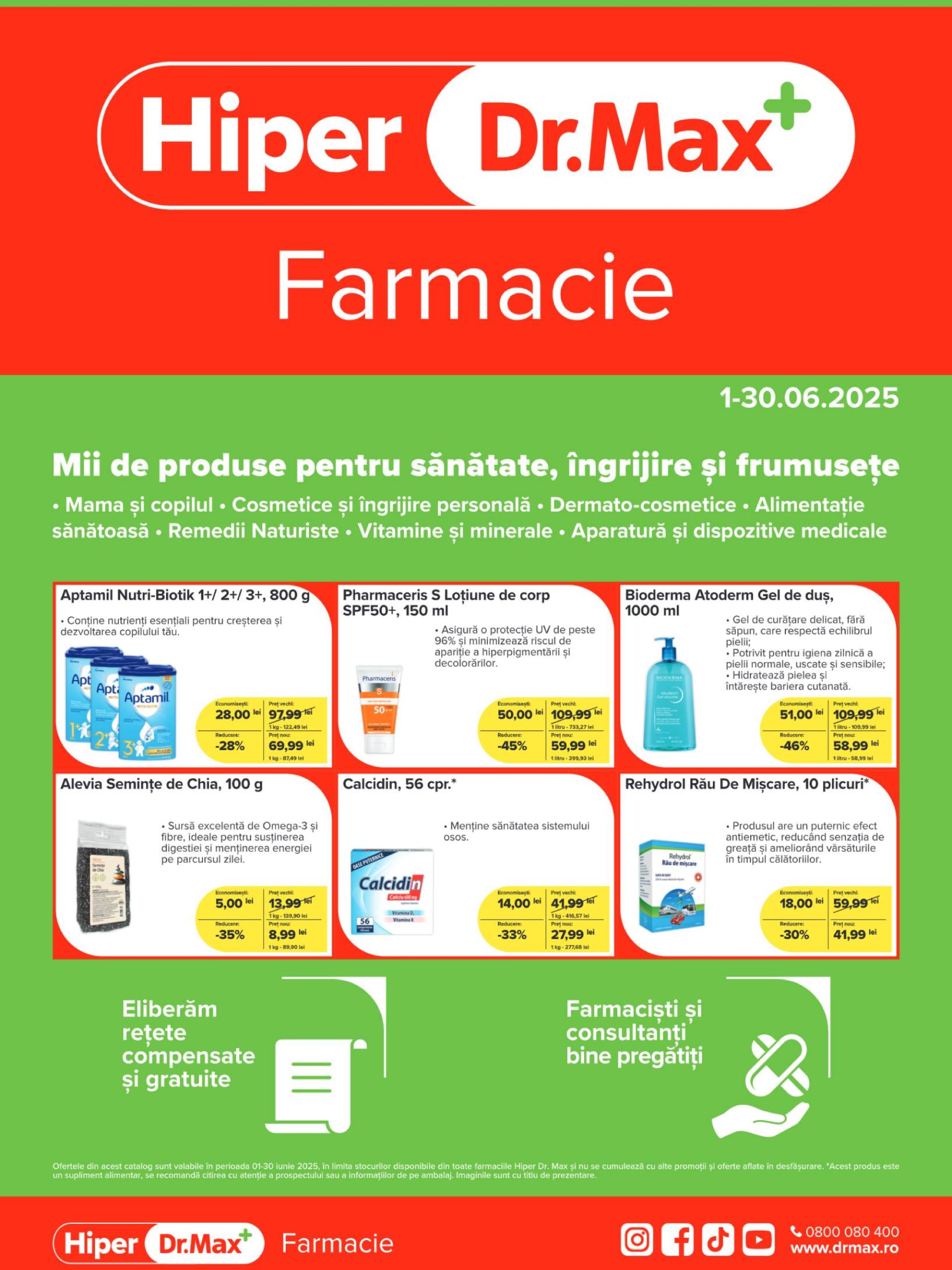 dr-max - Catalog Dr. Max - Hiper Farmacie valabil din 01.06. - 30.06.