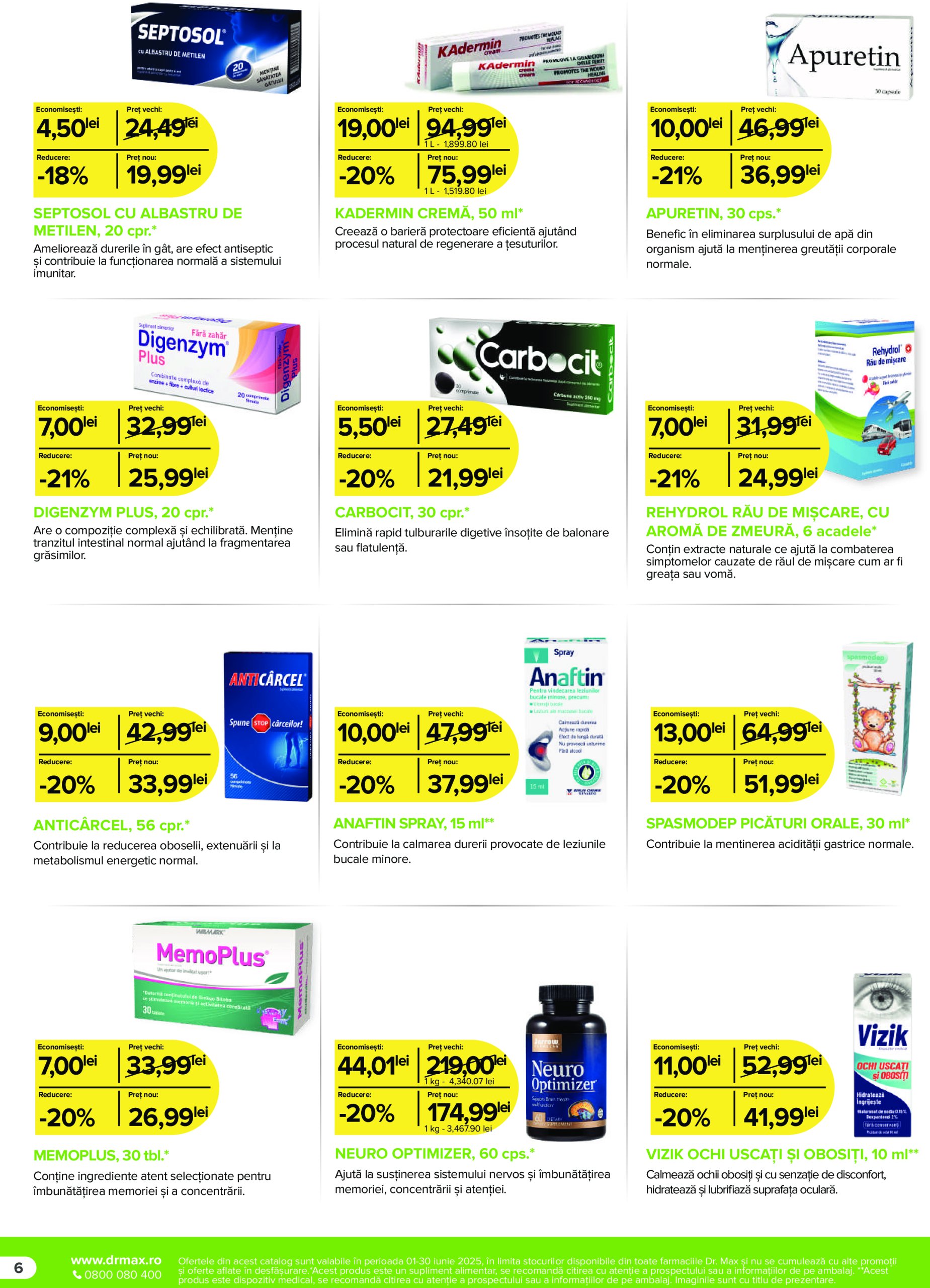 dr-max - Catalog Dr. Max - Farmacie valabil din 01.06. - 30.06. - page: 6