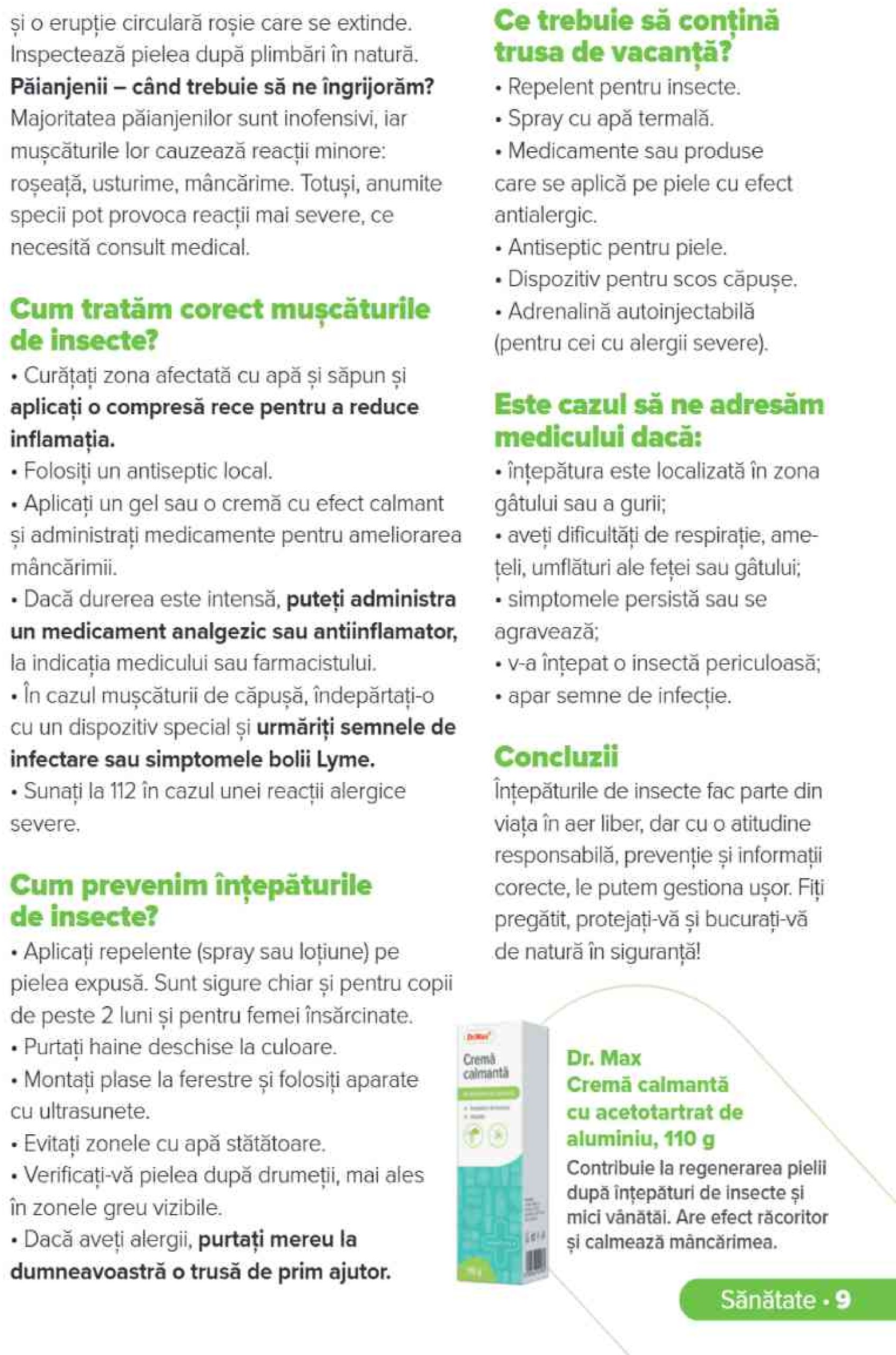 dr-max - Catalog Dr. Max - Revista Sanatate valabil din 01.08. până pe 31.08. - page: 9 dr-max - Catalog Dr. Max - Revista Sanatate valabil din 01.08. până pe 31.08. - page: 9