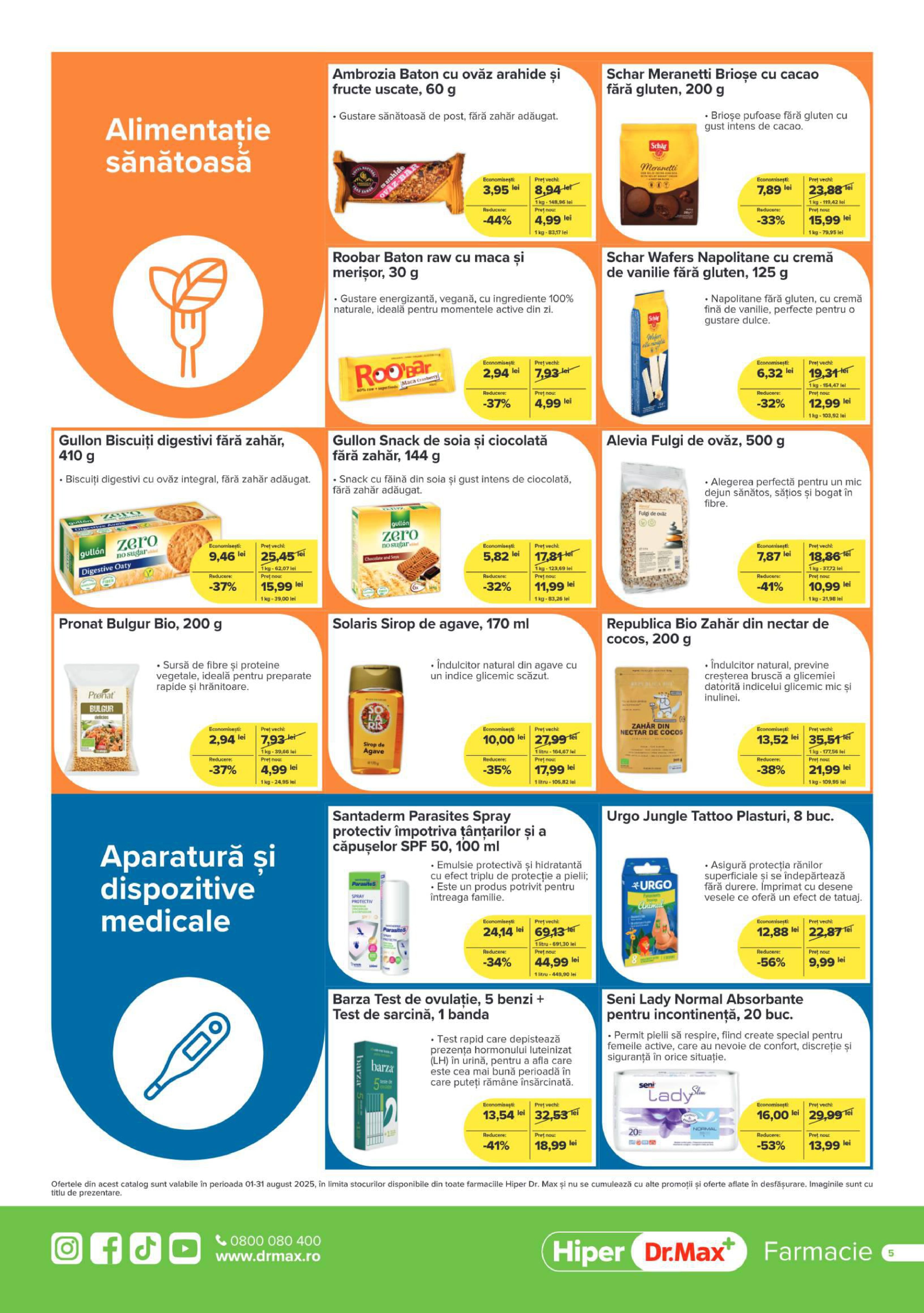 dr-max - Catalog Dr. Max - Hiper Farmacie valabil din 01.08. până pe 31.08. - page: 5
