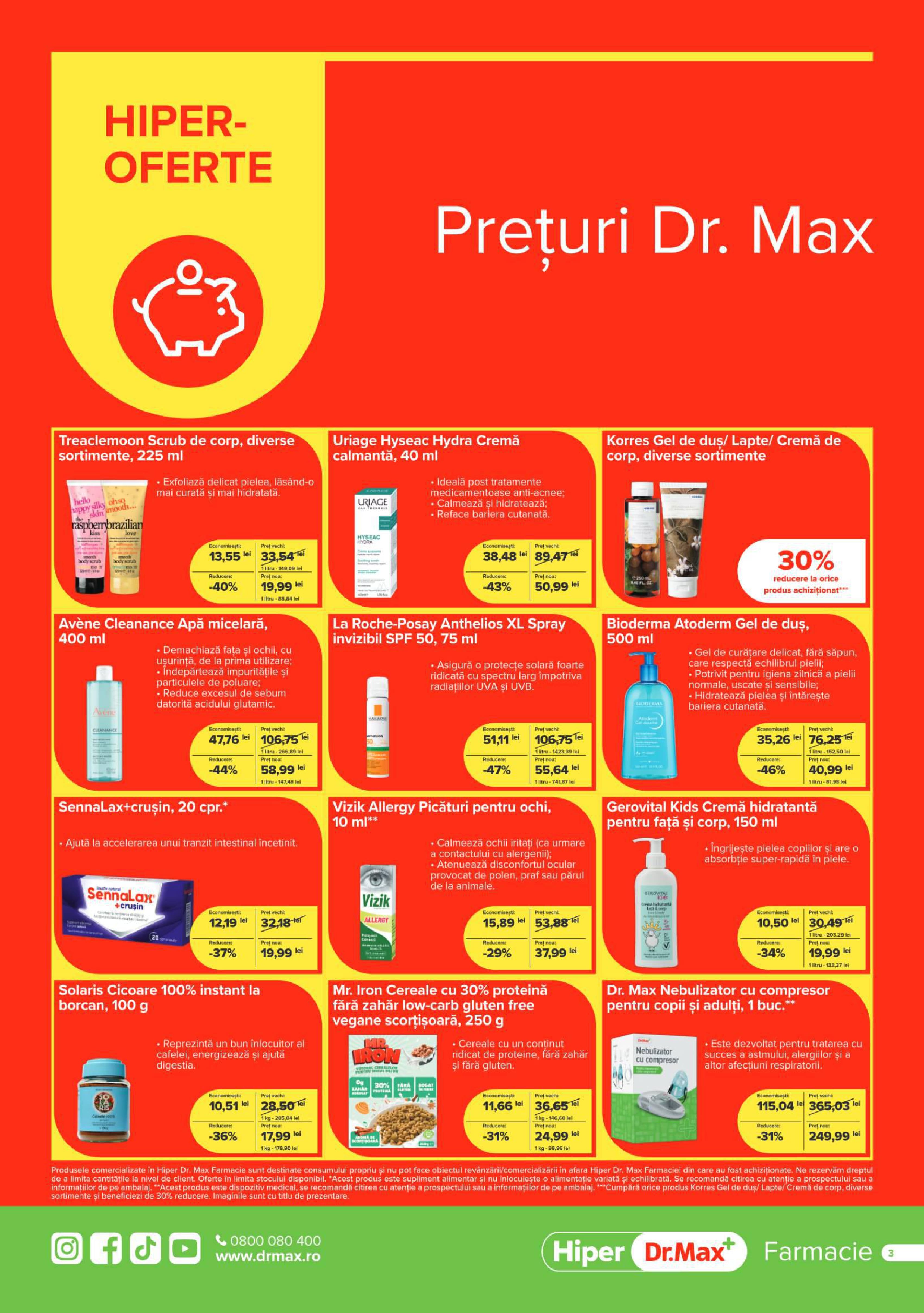 dr-max - Catalog Dr. Max - Hiper Farmacie valabil din 01.08. până pe 31.08. - page: 3