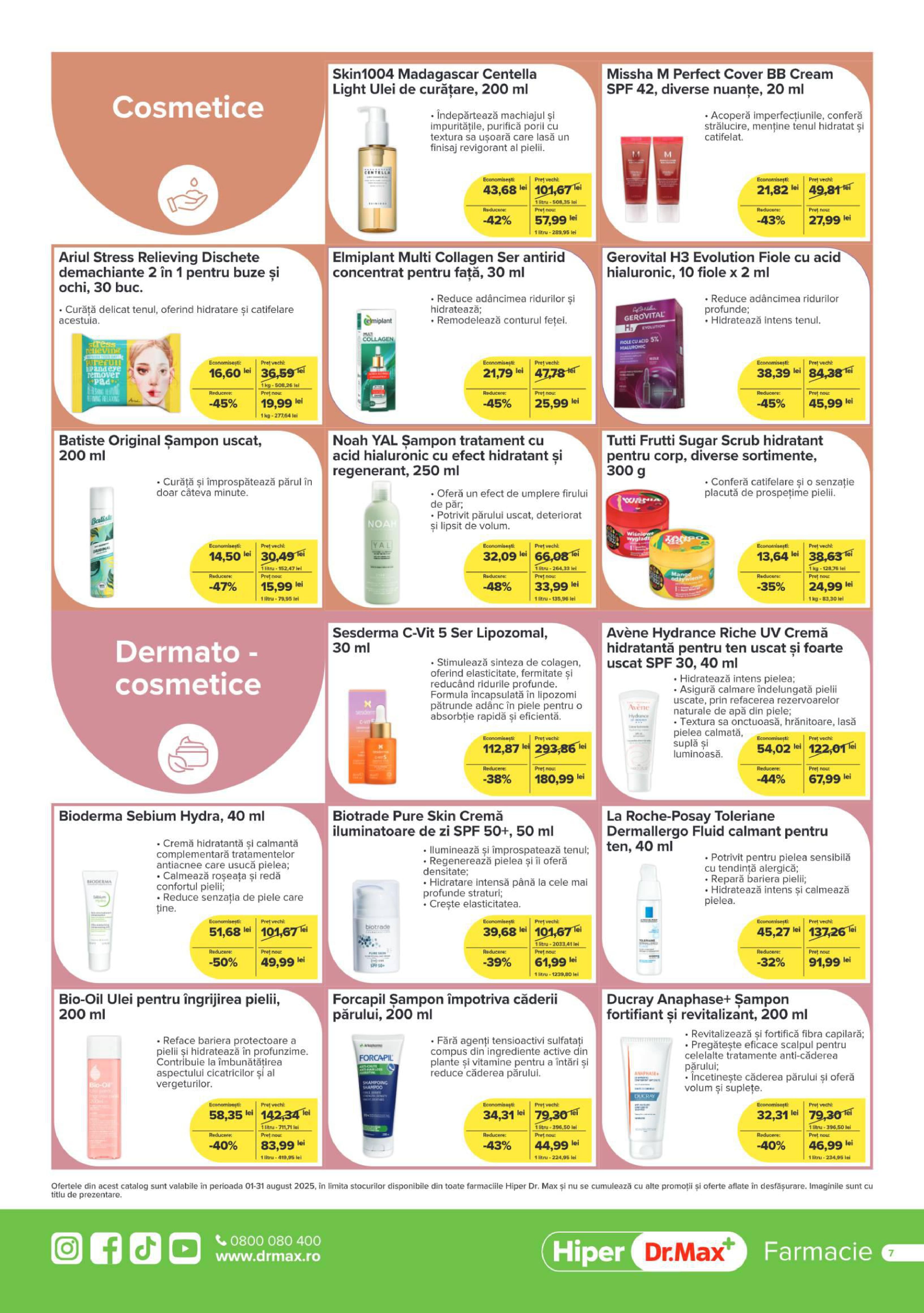 dr-max - Catalog Dr. Max - Hiper Farmacie valabil din 01.08. până pe 31.08. - page: 7