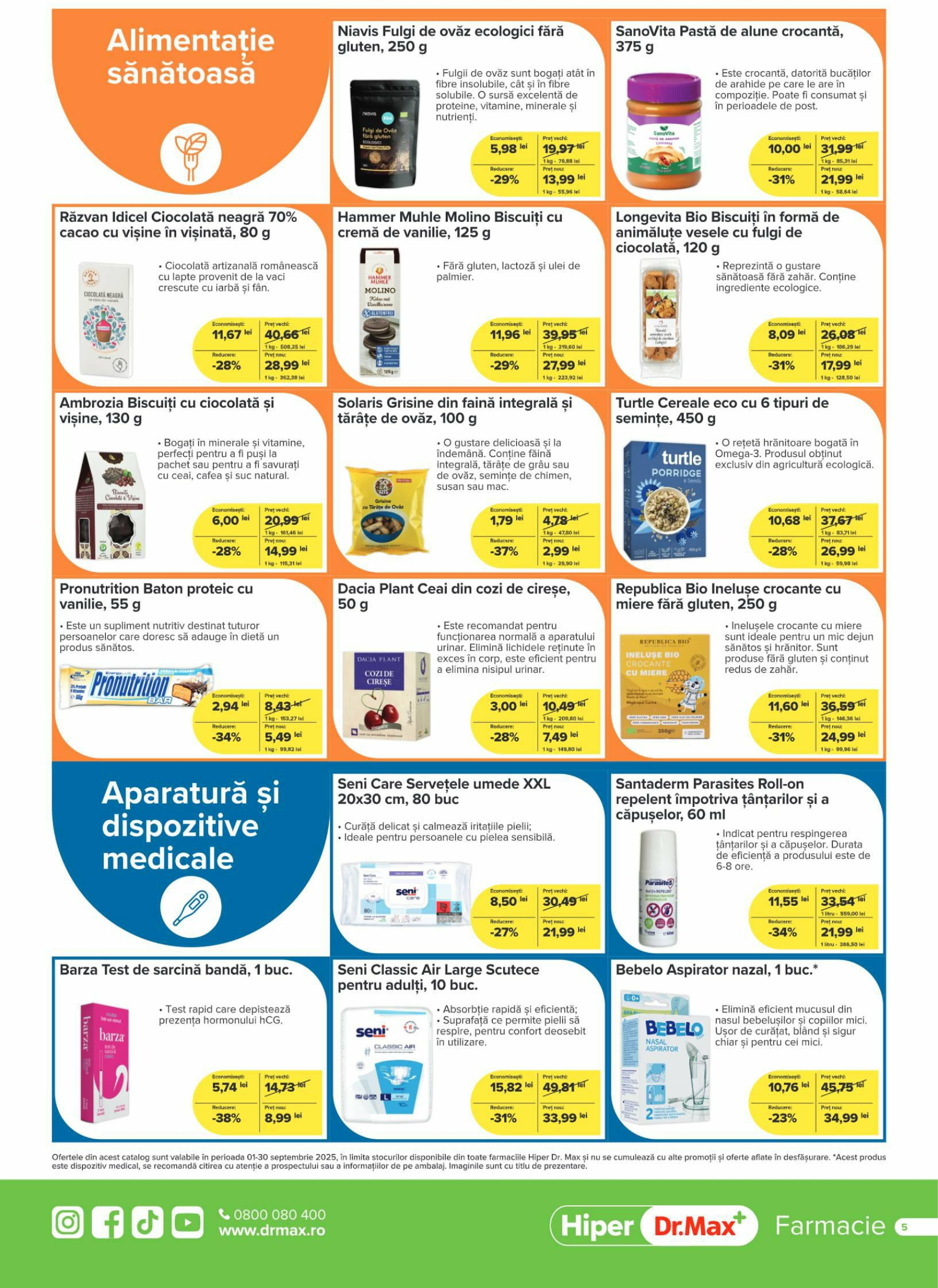 dr-max - Catalog Dr. Max - Hiper Farmacie online – oferte valabile din 01.09. - page: 5