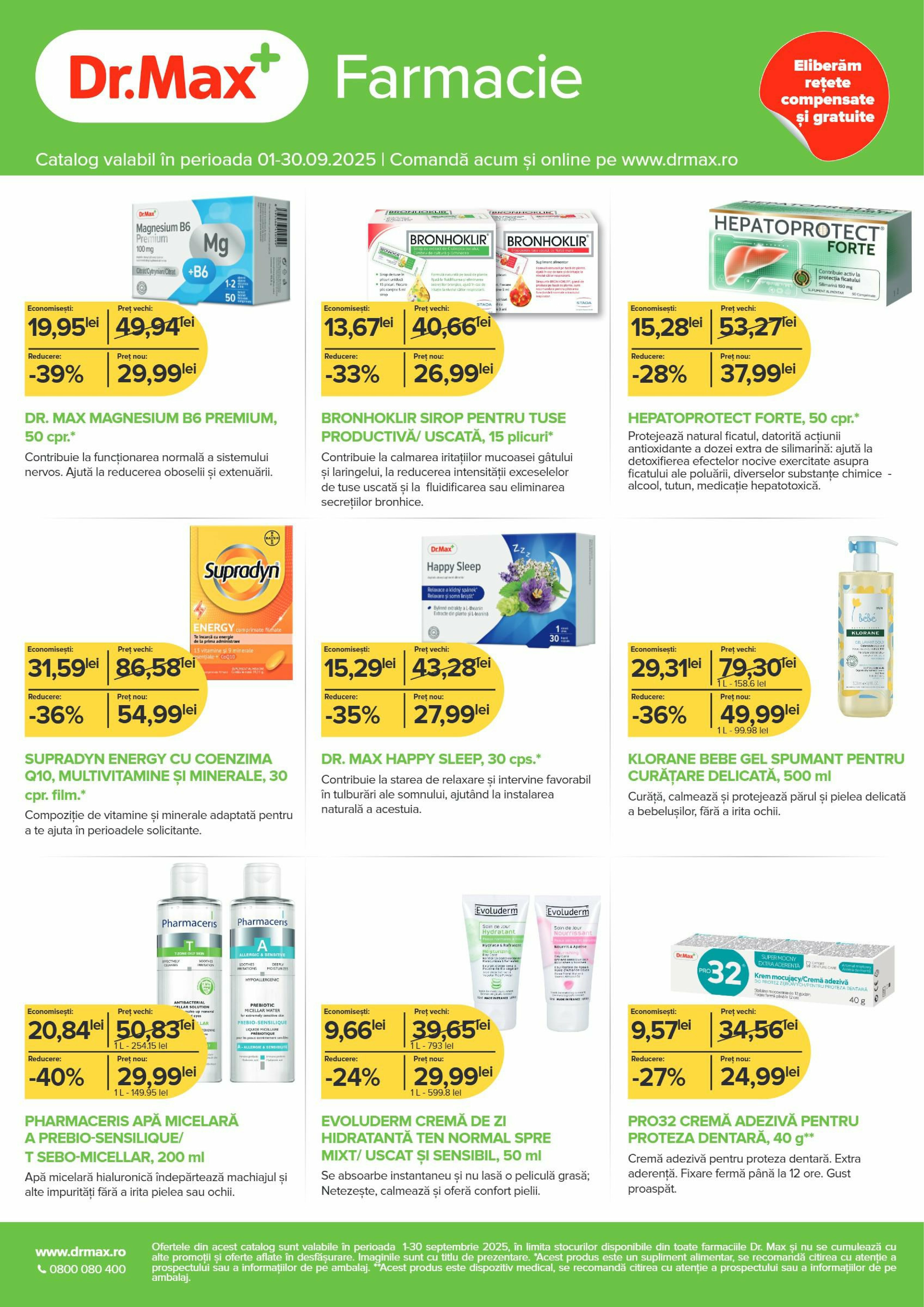 dr-max - Catalog Dr. Max - Farmacie 2 online – oferte valabile din 01.09.