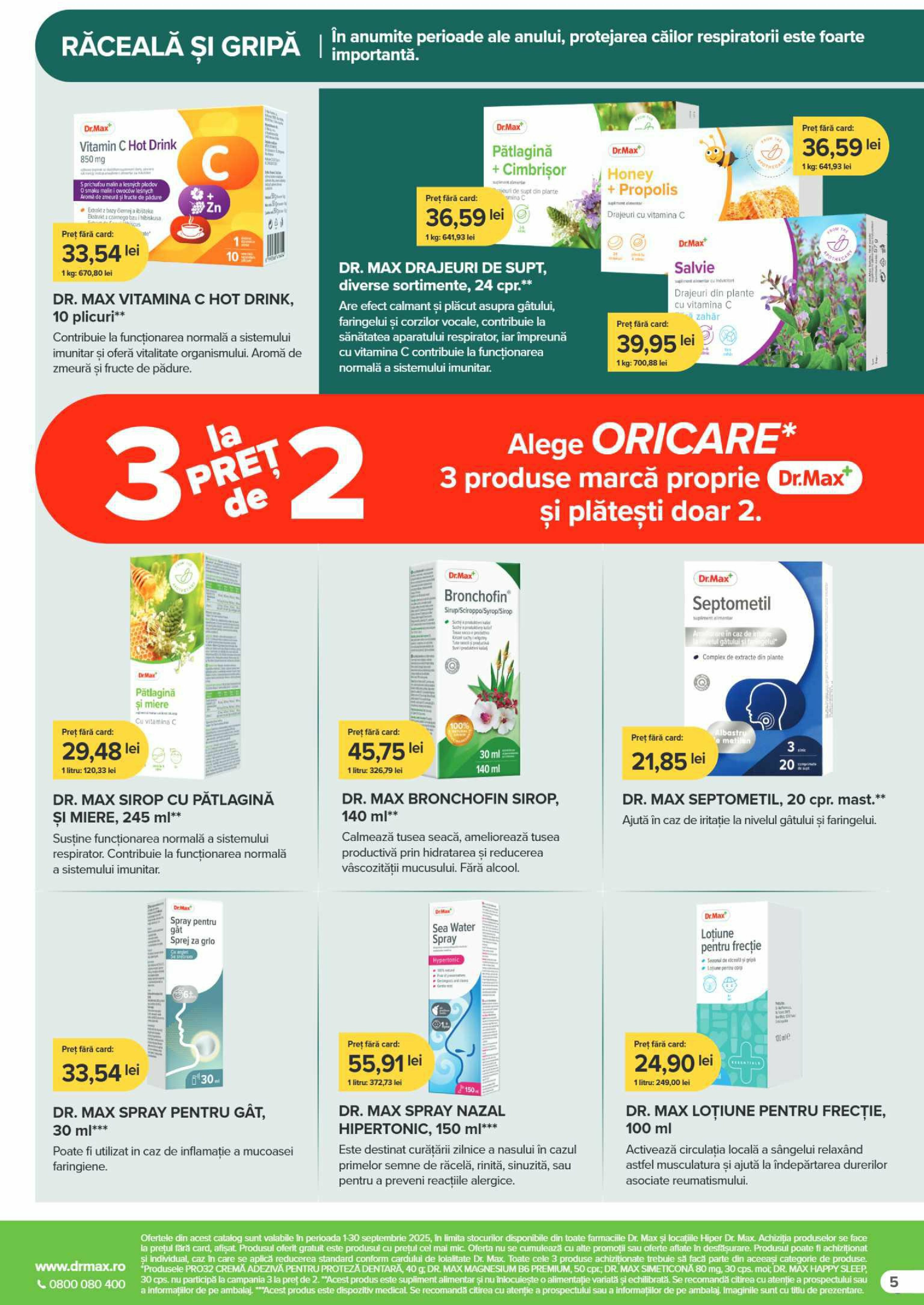 dr-max - Catalog Dr. Max - Farmacie online – oferte valabile din 01.09. - page: 5