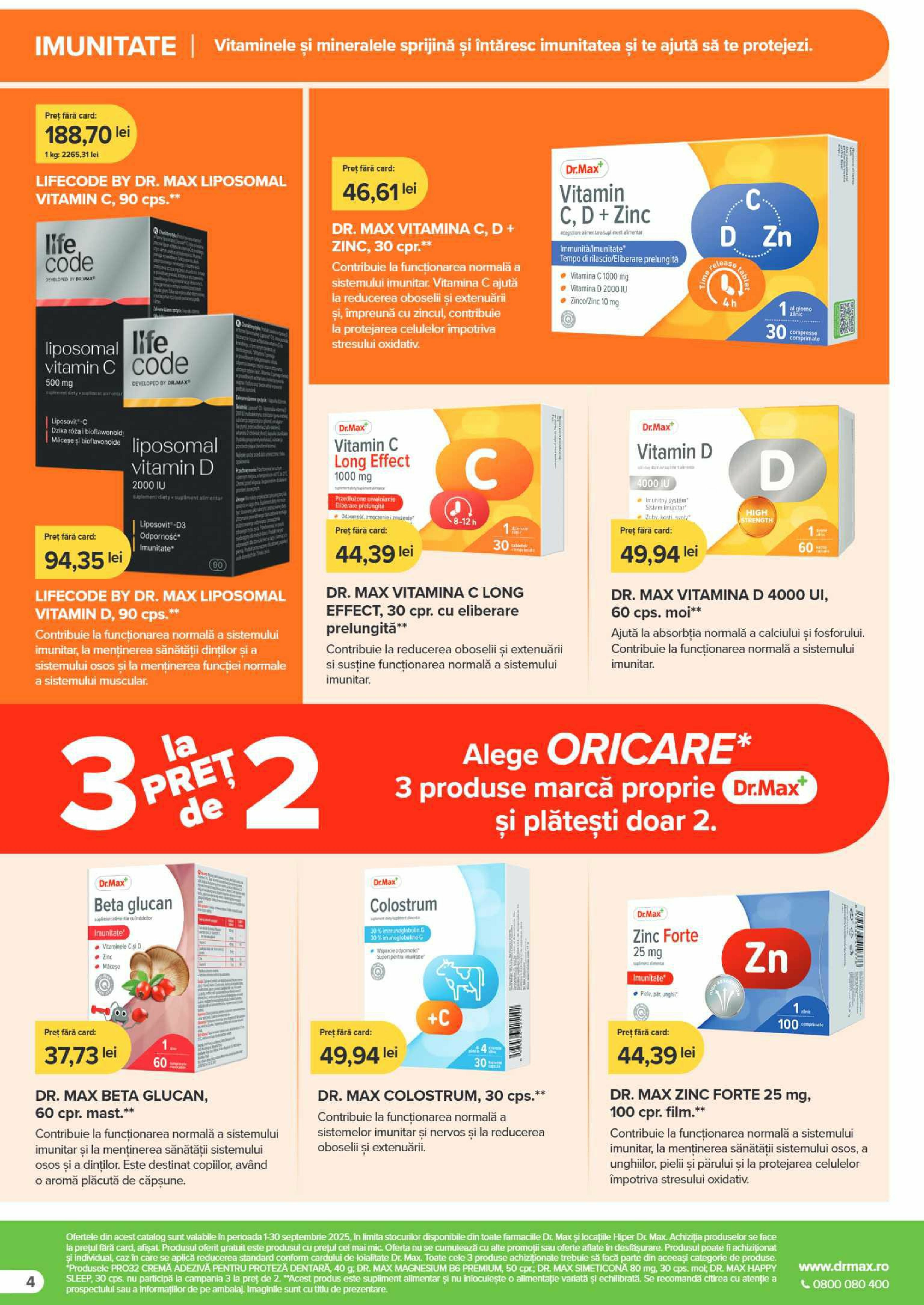 dr-max - Catalog Dr. Max - Farmacie online – oferte valabile din 01.09. - page: 4